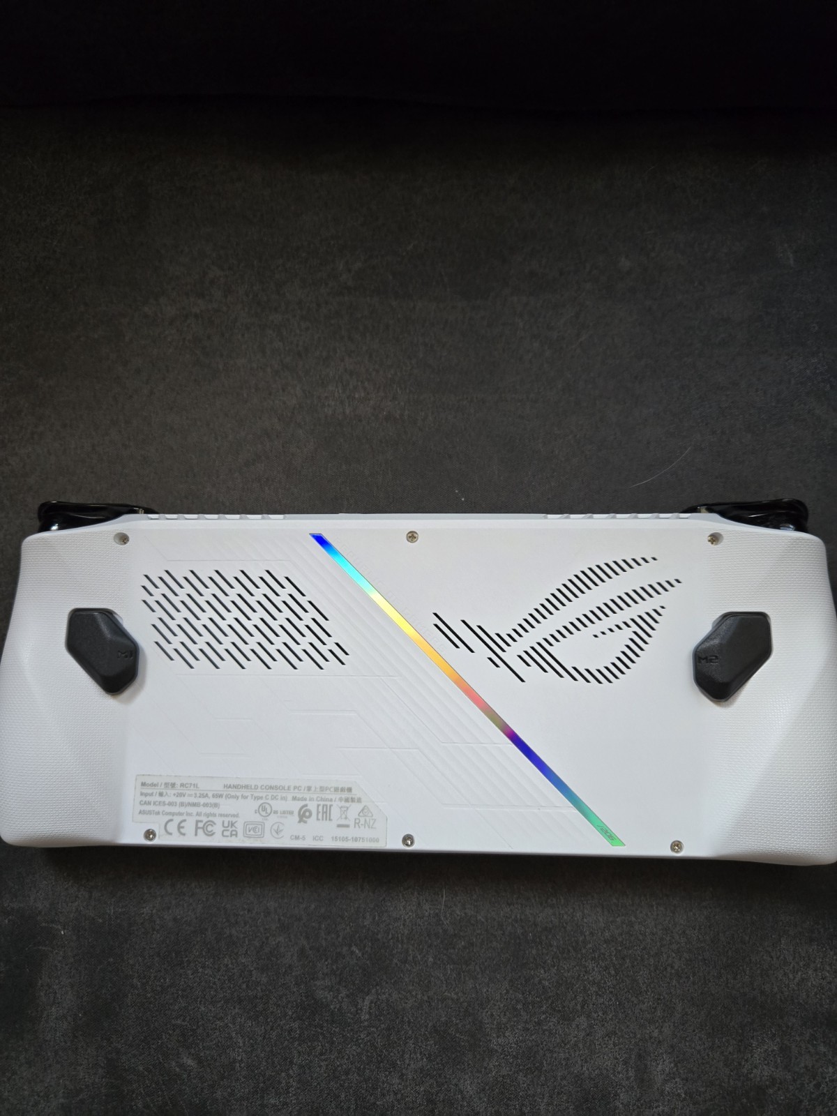 ASUS ROG Ally RC71L White 512GB Windows Handheld System 1080p Wi-Fi