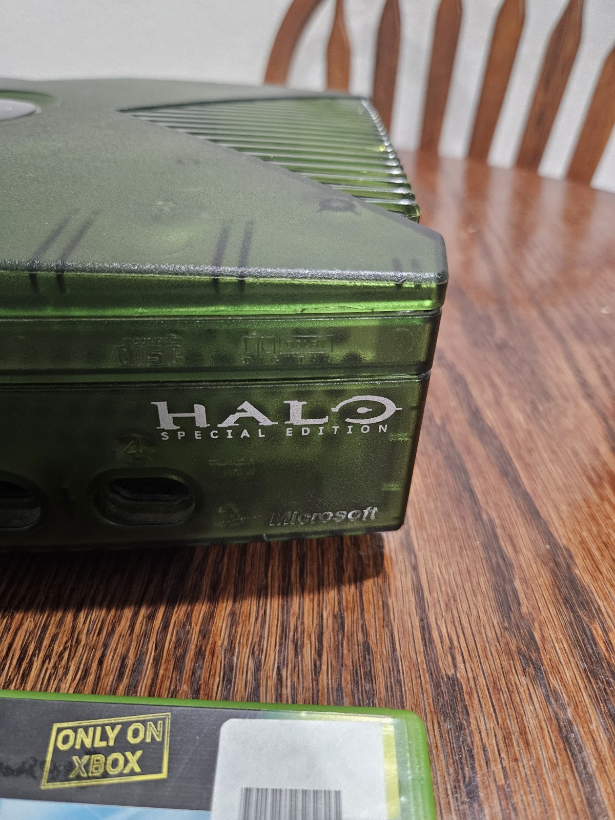 OG Xbox Halo Edition System Console In Box With 4 Controllers And Extras