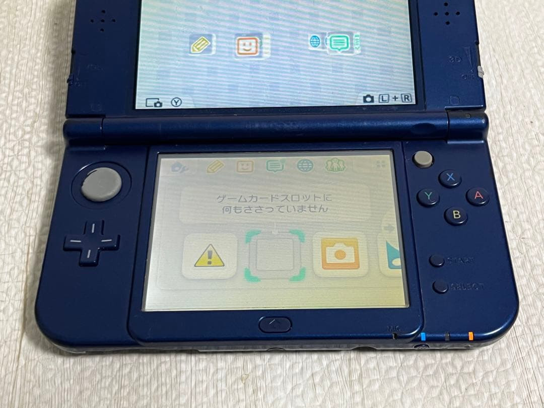 Nintendo New 3DS LL XL Metallic Blue IPS Upper Screen Japan NTSC-J Only 0176
