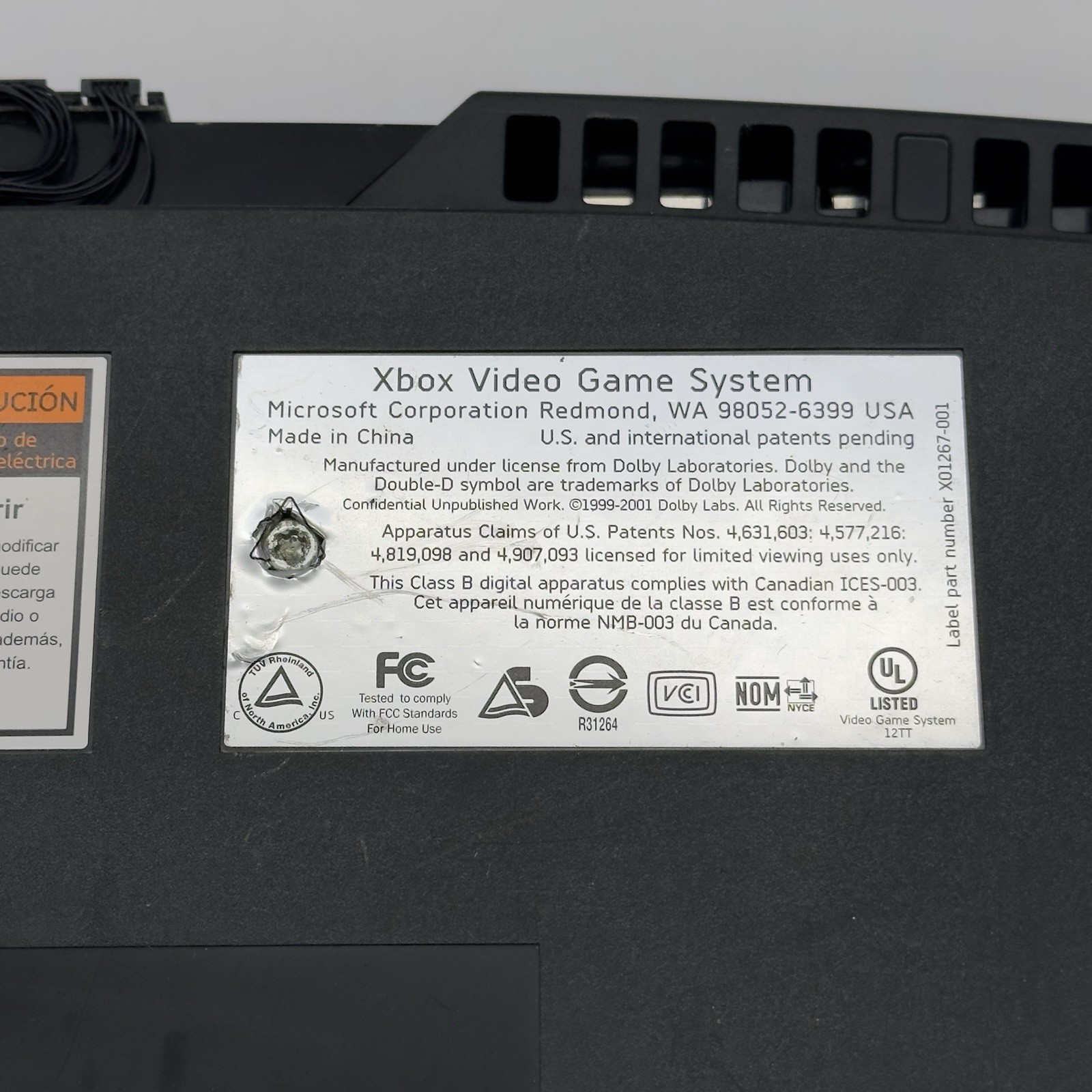 Microsoft Xbox Console TESTED w/ 39 Games New Drive Belt READ DESCRIPTION!