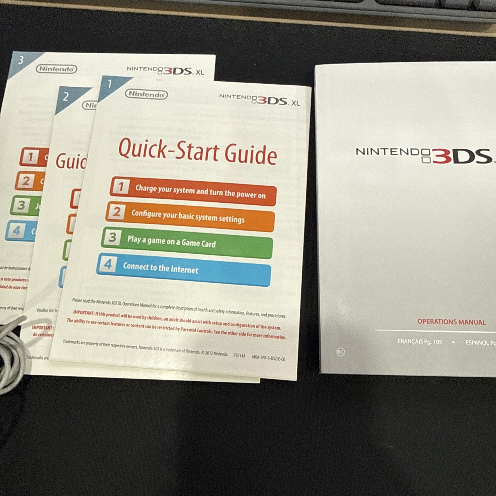 Nintendo 3DS XL – CIB Black, Authentic, Tested, Great Condition!
