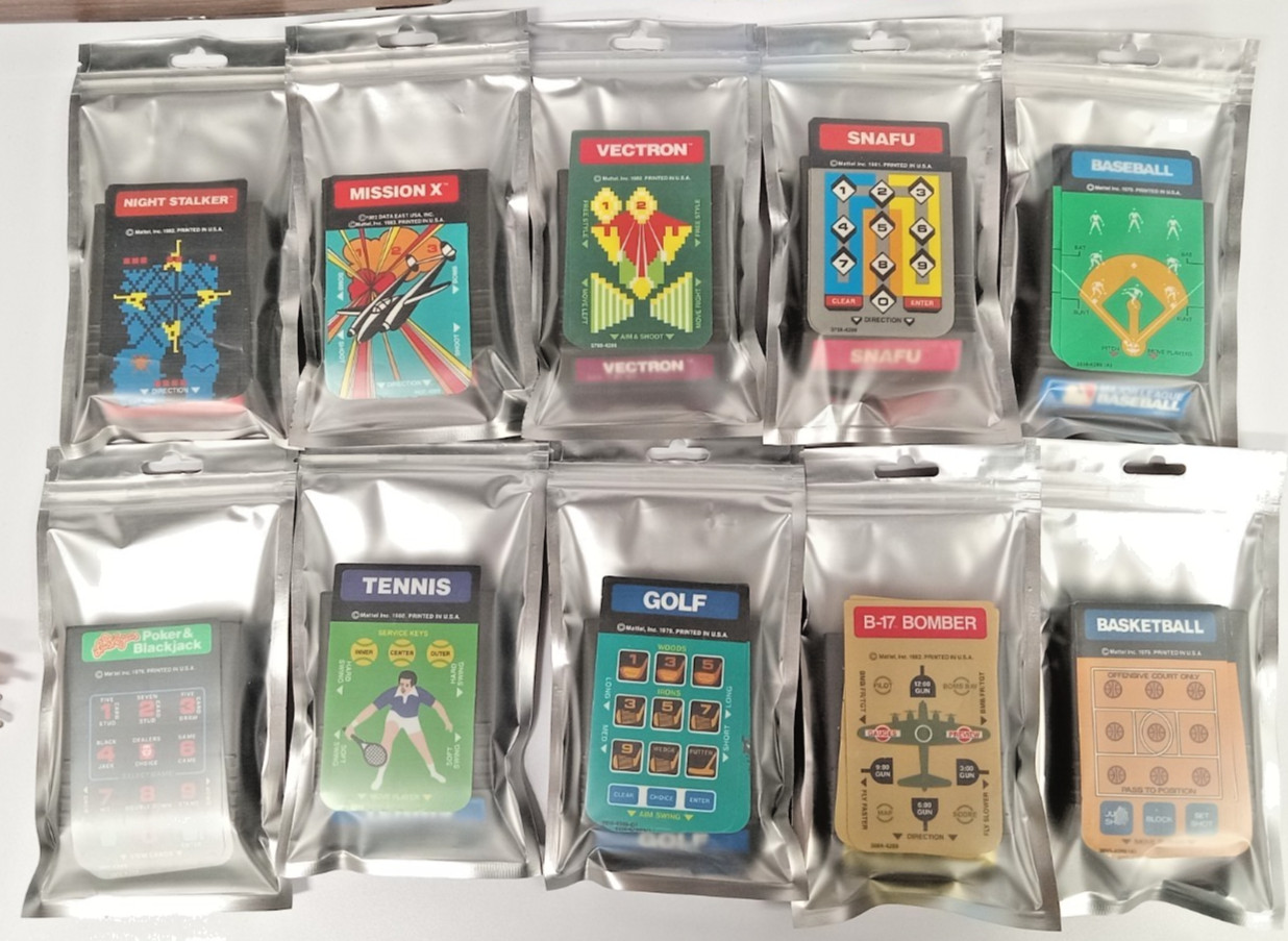 Mattel Intellivision Home Console Bundle w/ 15 Games + Voice Module – Tested, FF