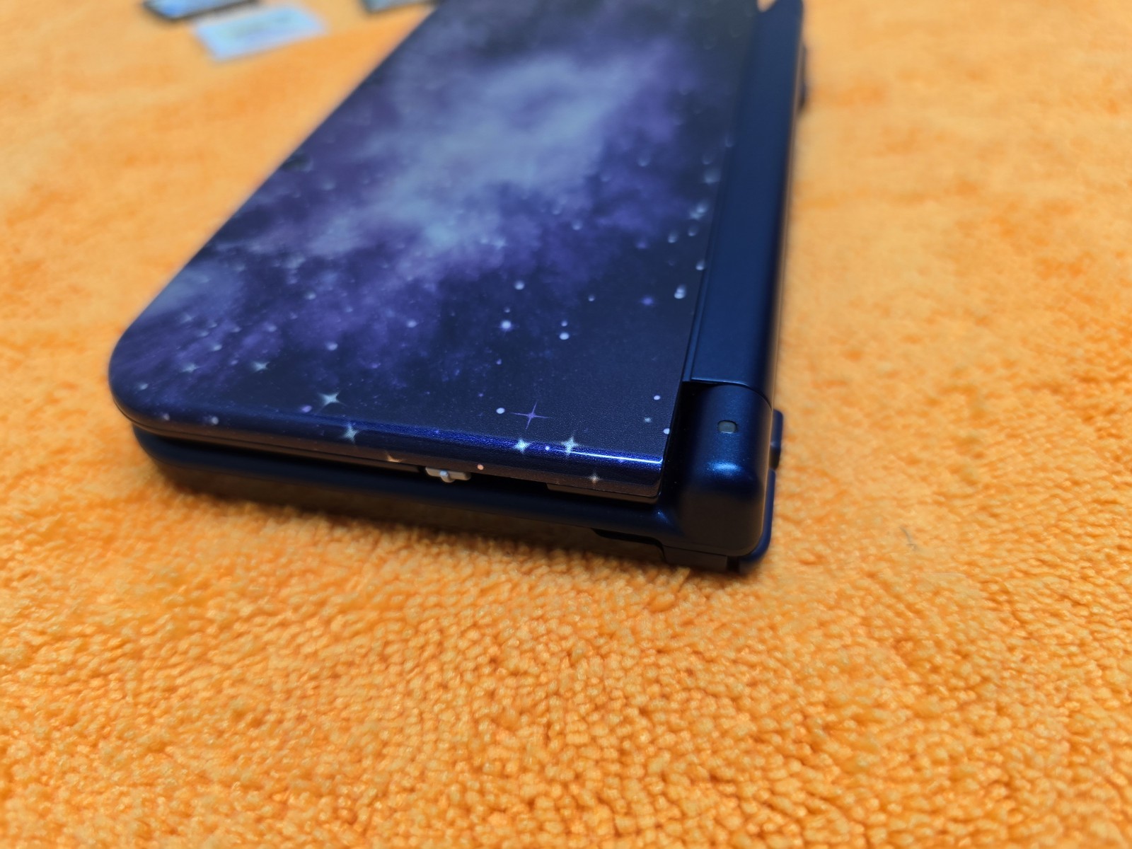 Nintendo 3DS XL Galaxy Edition Handheld System Purple Bundle Games Excellent Lot