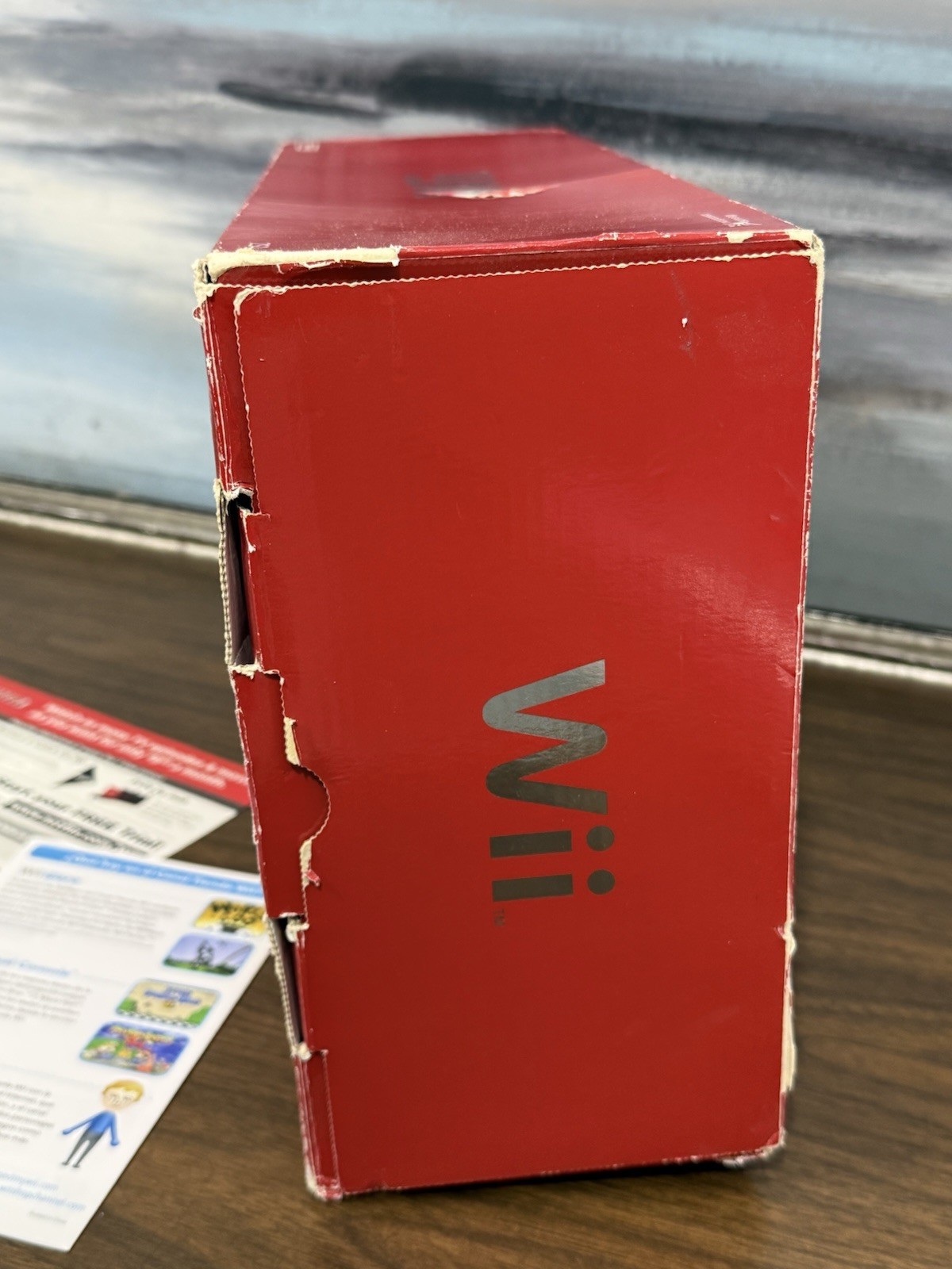 Nintendo Wii Red Console & Box RVL-001 (USA) Super Mario Bros. 25th Anniversary