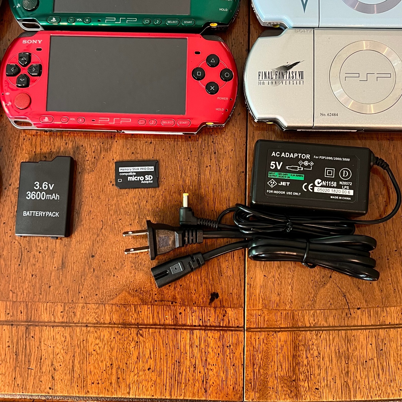 Sony PSP 3000 PSP 1000 System Bundle w/ 64gb & QUALITY Battery & Charger