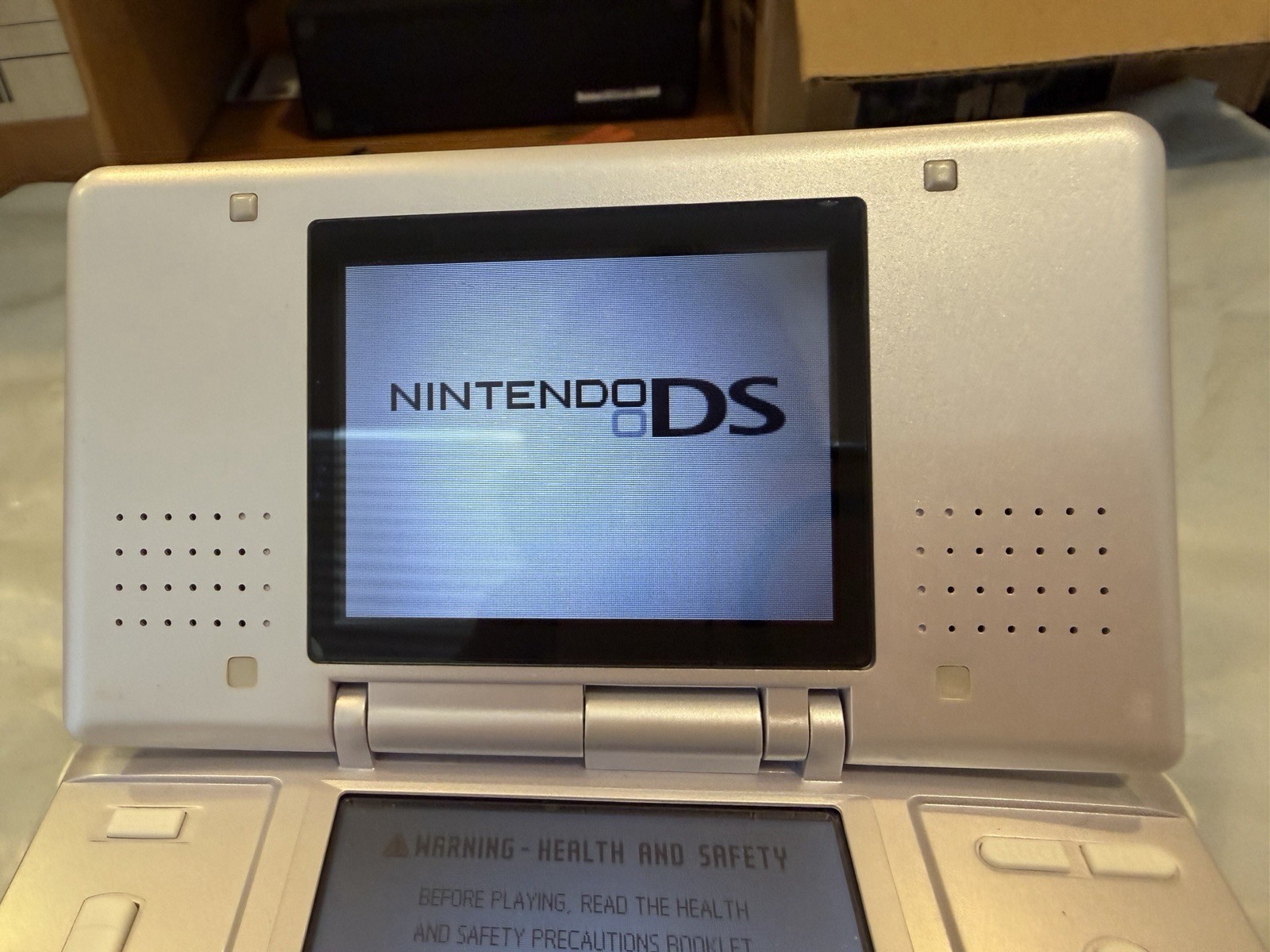 Authentic Nintendo DS Pokemon Center Mew Limited Edition System + Power Supply.