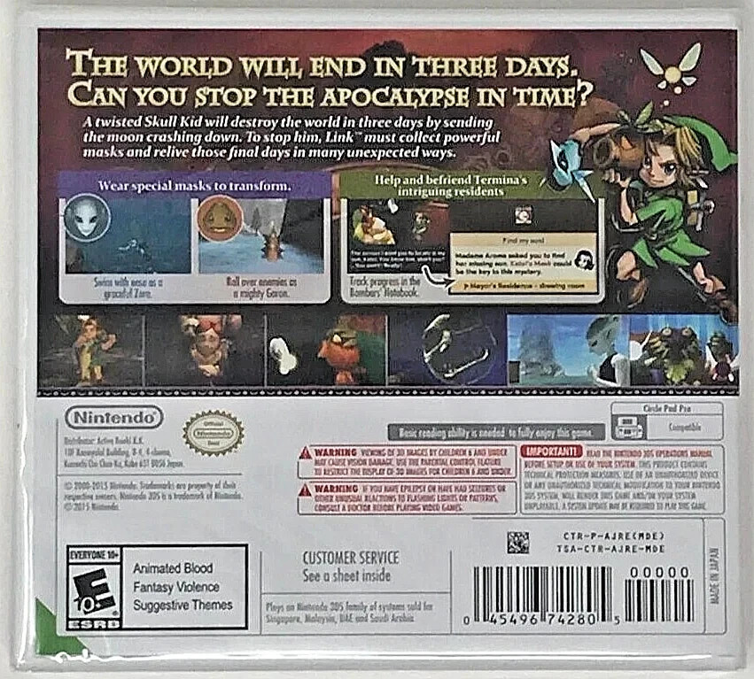 The Legend of Zelda 3DS Game Brand New Mega Bundle