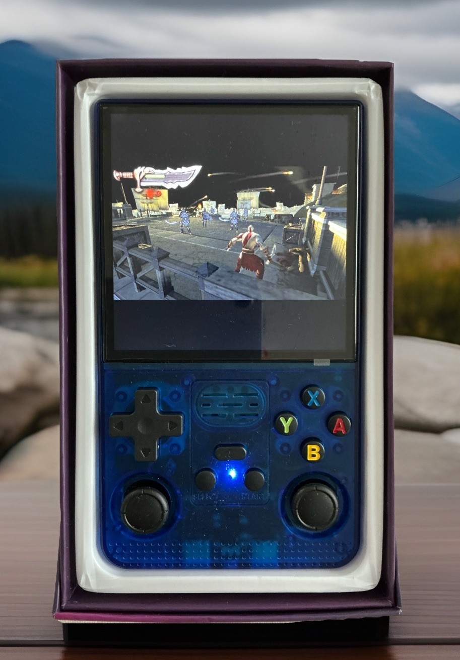R39 MAX Handheld Retro Console 4″ IPS Screen