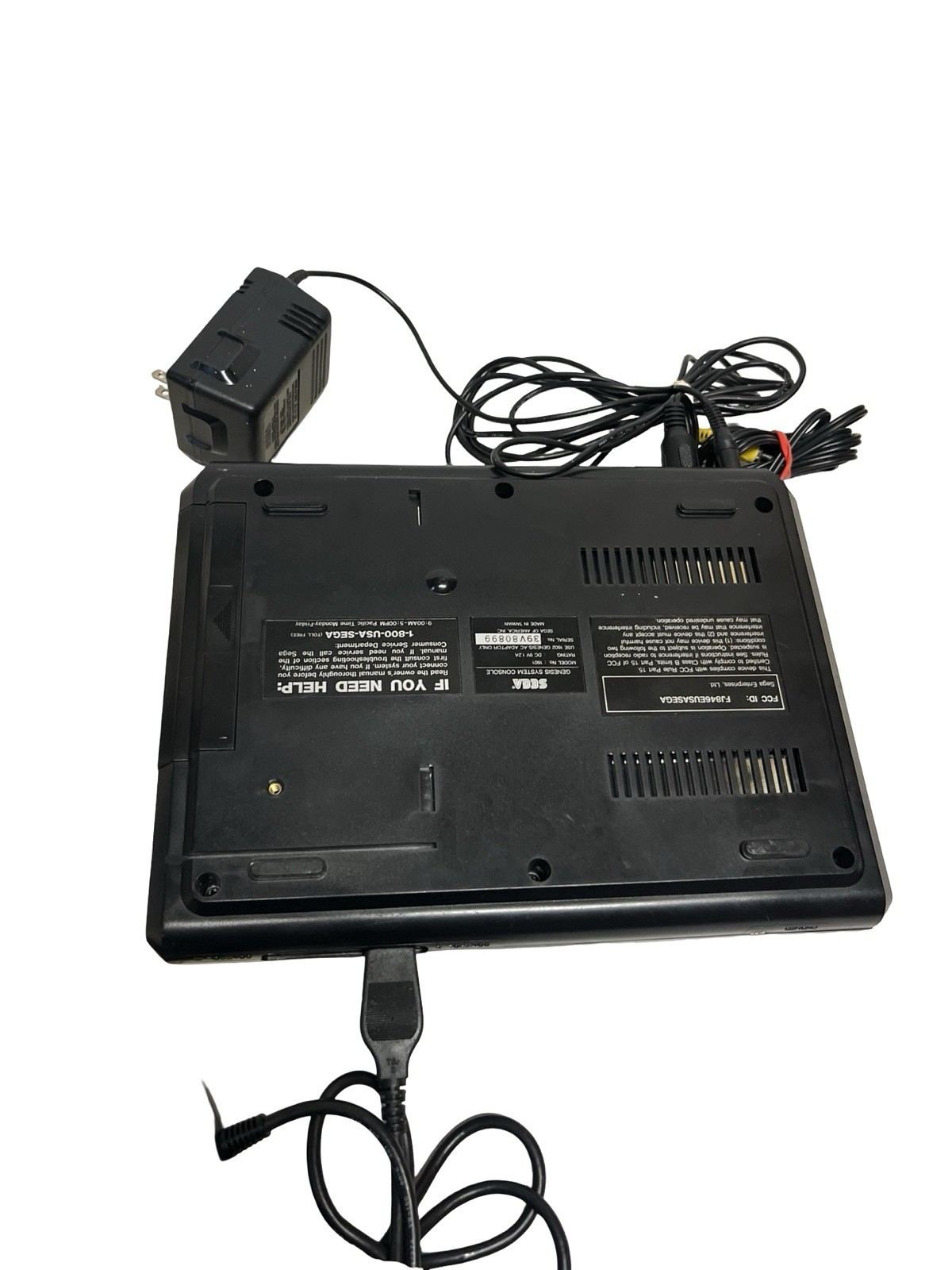 Sega Genesis Model 1 MK-1601 Console 1 Controller Power Adapter Av Cable Tested