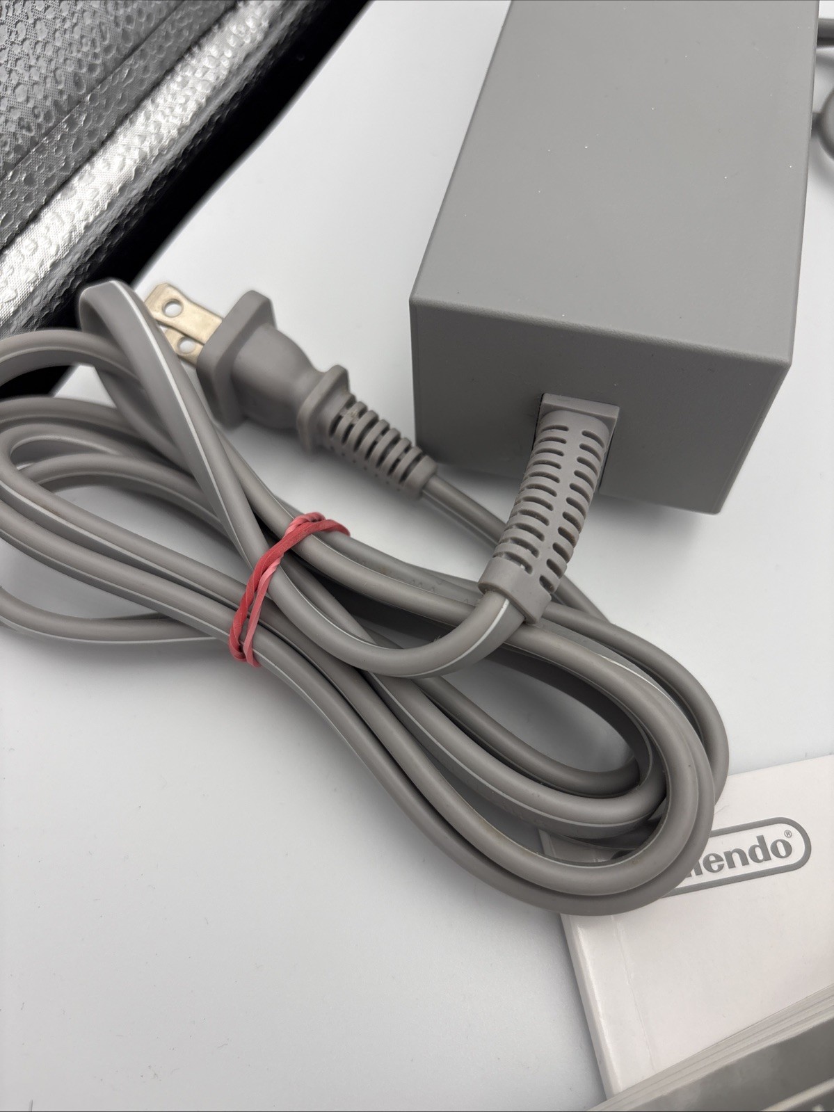 Nintendo Wii RVL-001; Power/Av Cables White; Brunswick Sports Bag Wii Fit Plus
