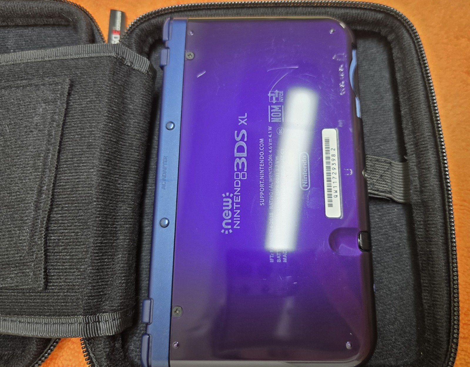 Nintendo 3DS XL Galaxy Edition Handheld System Purple Bundle Games Excellent Lot