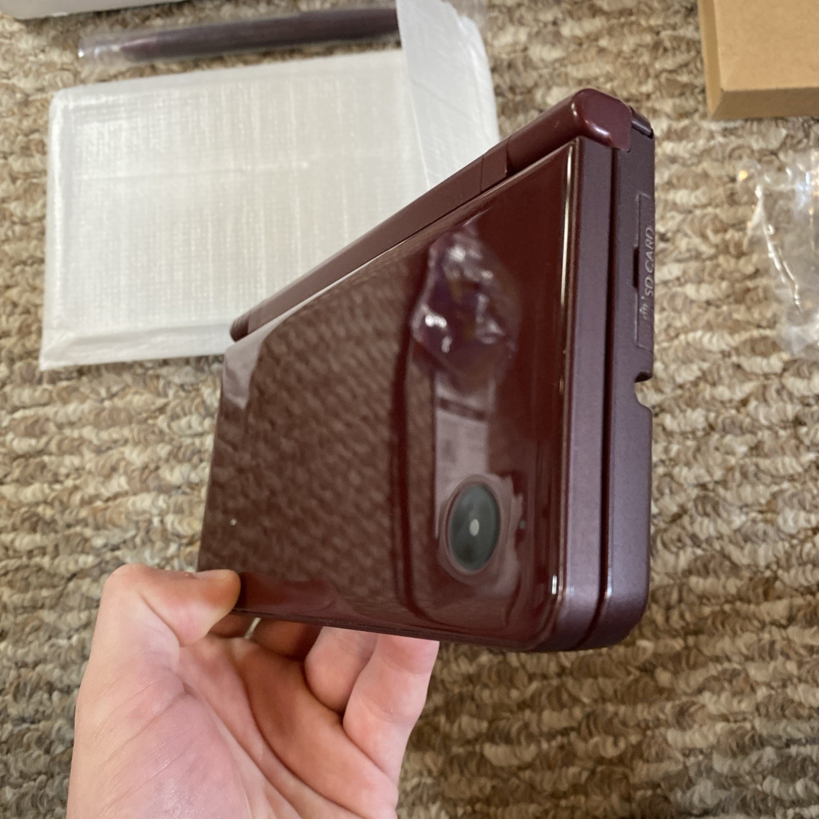 Nintendo DSi XL Burgundy Complete In Box CIB, ! Stylus, Manual!