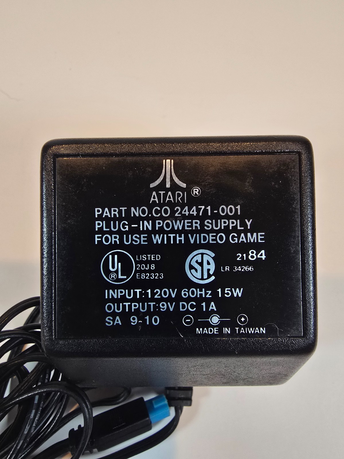 Atari 7800 Console w/Pole Position II, 2 Controls, PSU, RF Cable A1 76 5818896