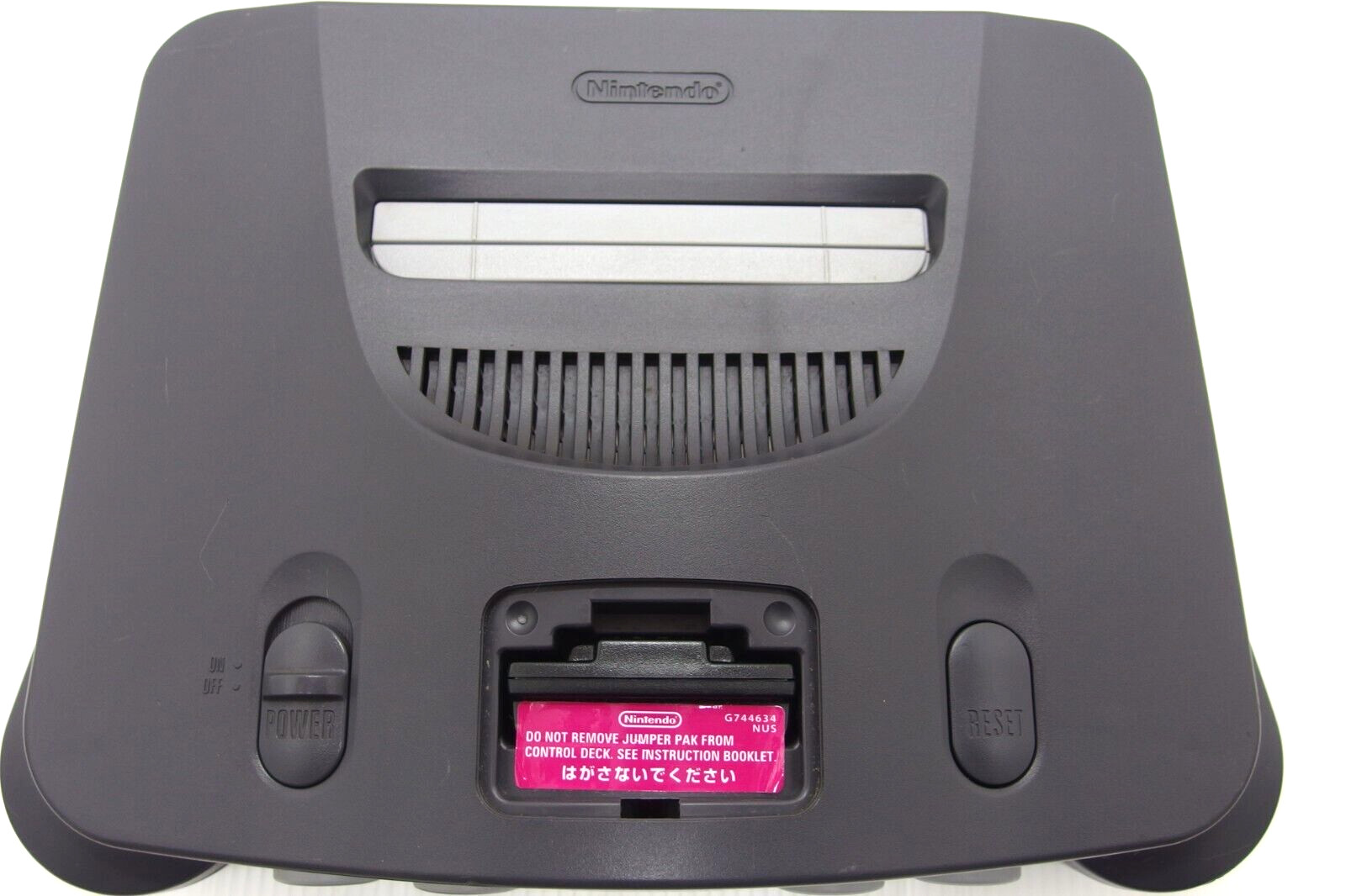 Nintendo 64 Gray Console Lot Plays USA Canada Japan regions Official N64