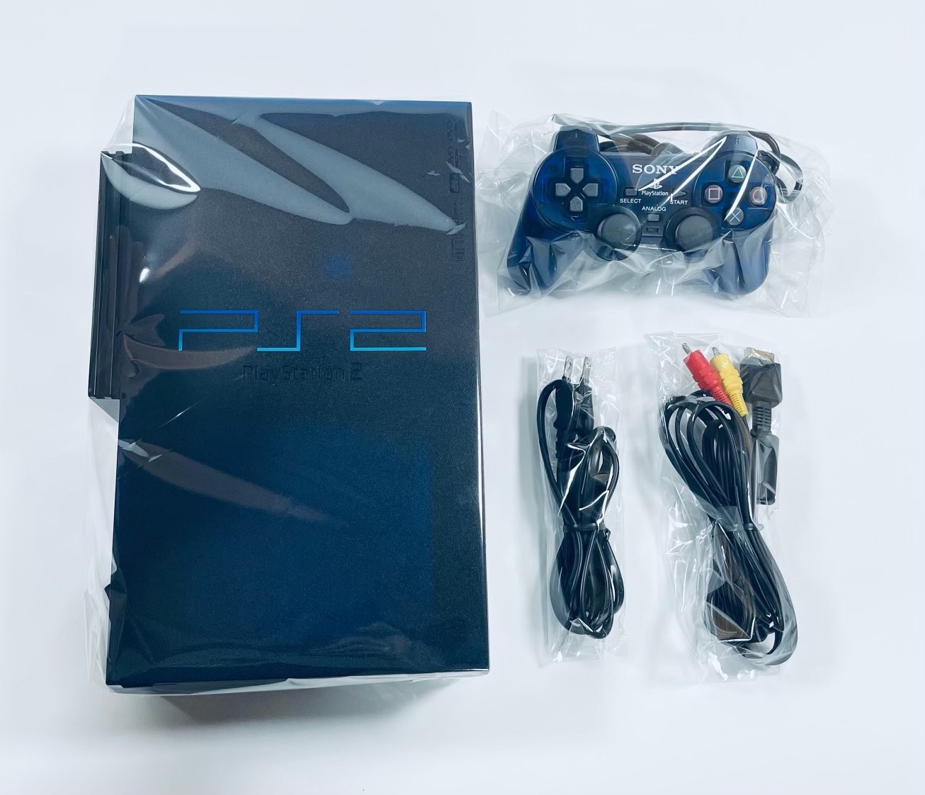 🌌 SONY PS2 SCPH-50000 Midnight Blue Console HDD Set Japan Tested Limited 🎮✨