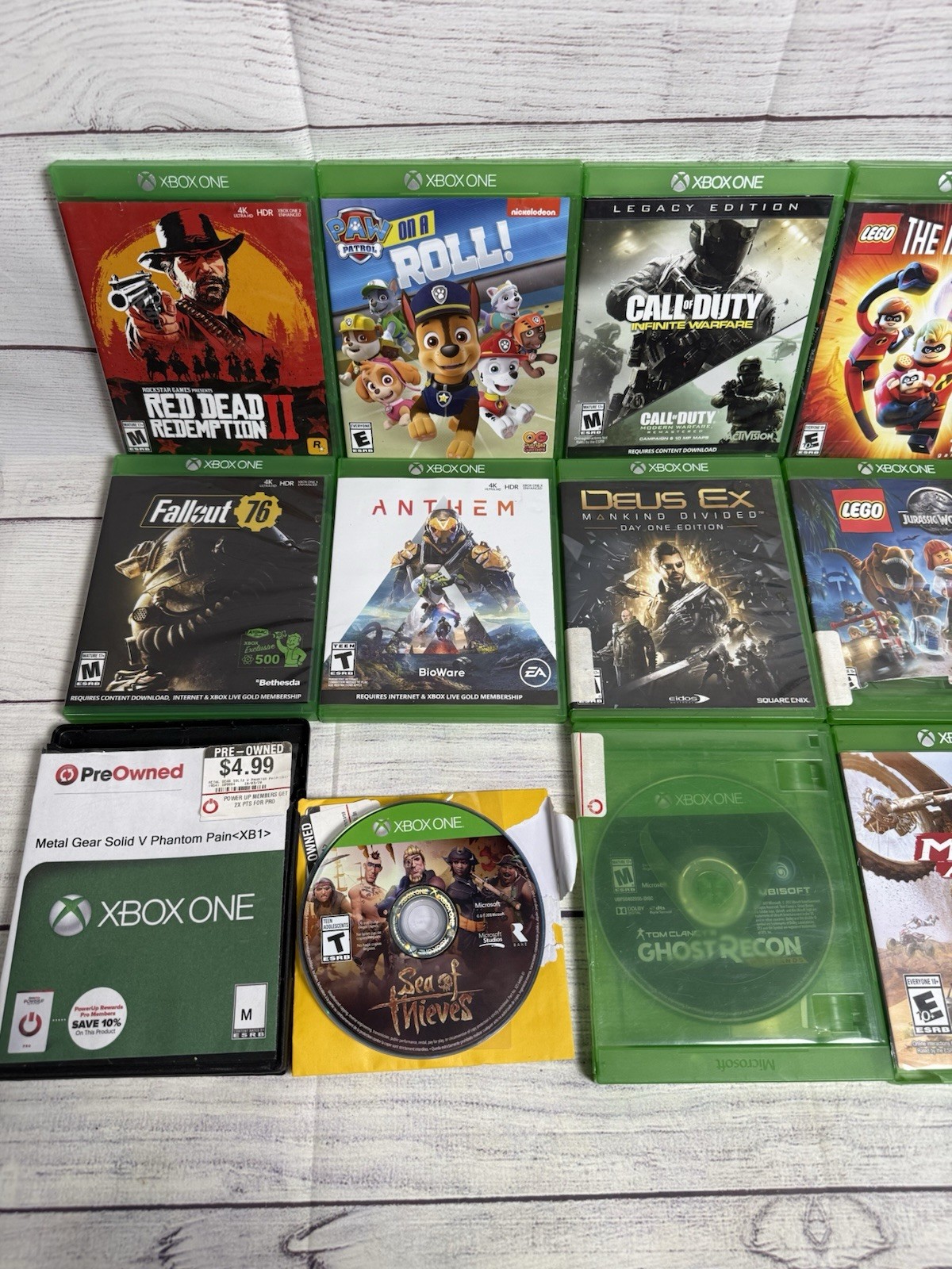 Xbox One 1TB Console MEGA BUNDLE WITH 15 GAMES! Plus Headset