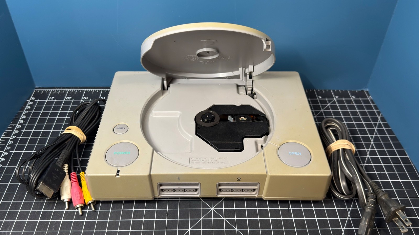 Sony PlayStation 1 PS1 Console SCPH-9001 w/ Original Power + A/V Cables – Tested