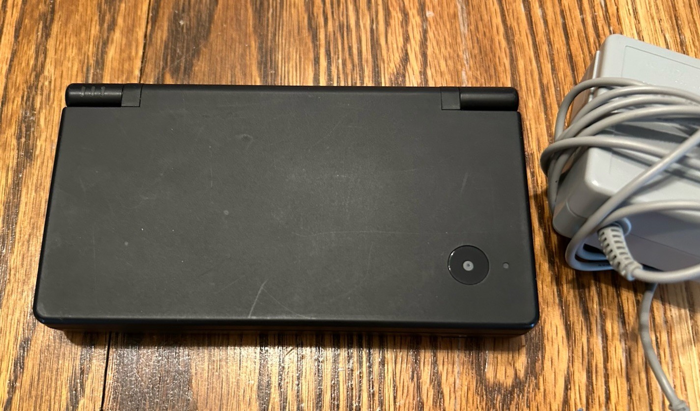 Nintendo DSi Black w/Charger Professor Layton Diabolical Box Working