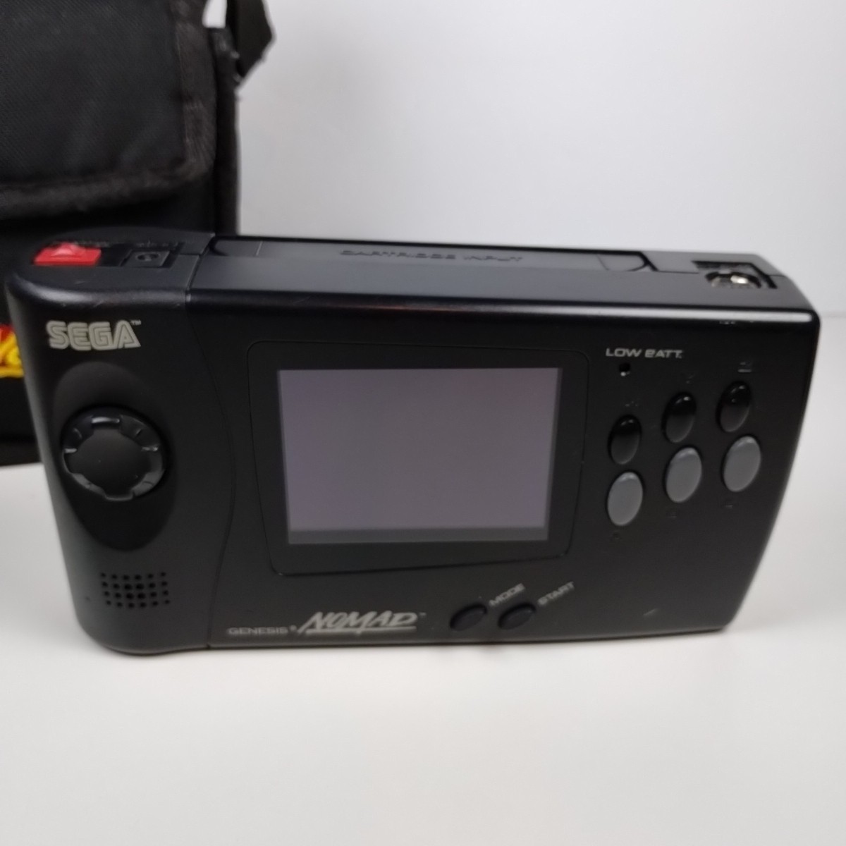 Sega Genesis Nomad Handheld Console Black Model MK-6100 W Cords, Game & Control