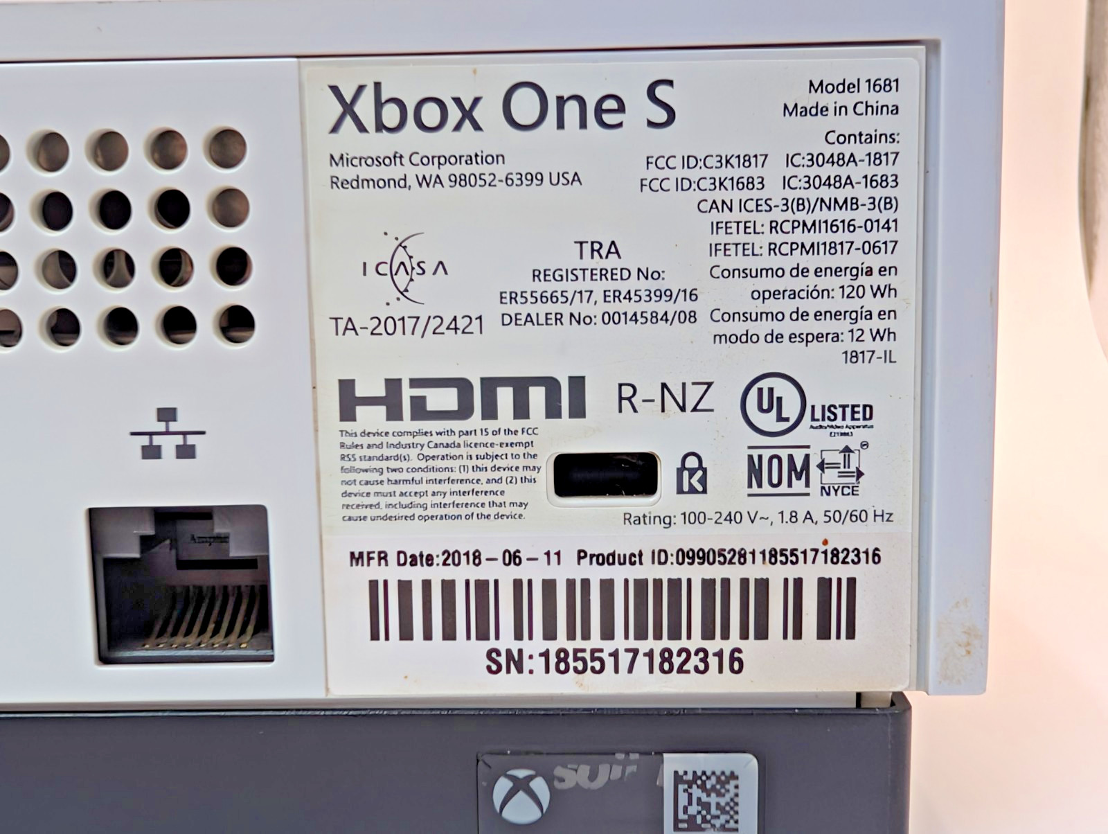 Tested Xbox One S 500GB Model 1681 Bundle Camo Controller & 11 Games Must Read!