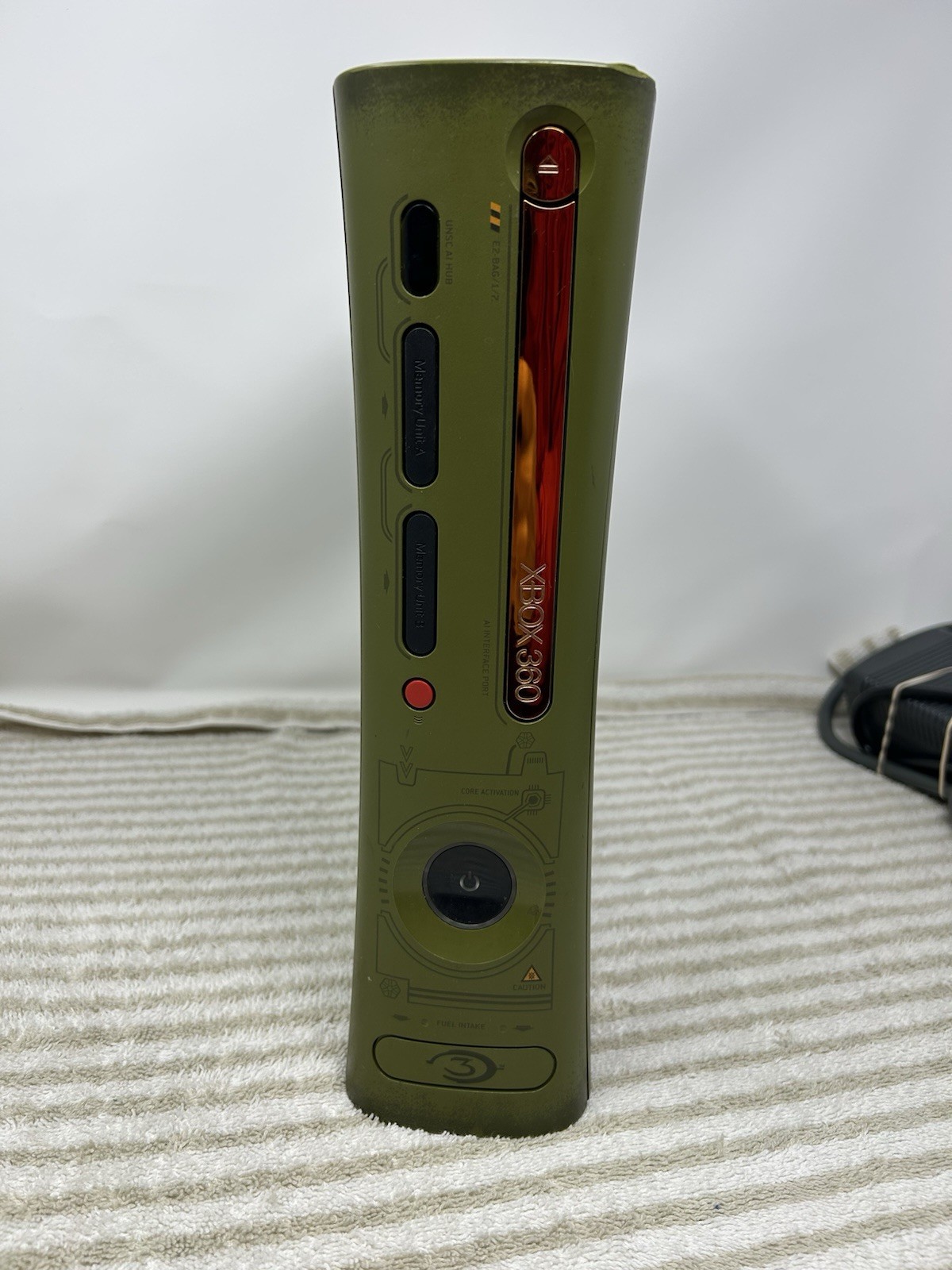 Microsoft Xbox 360 Halo 3 Special Edition With Power And Av Cord! Tested! Read!!