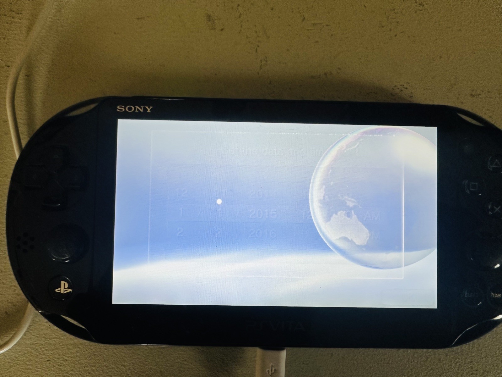 Sony Playstation Vita Slim PS Vita PCH-2001 Handheld Console Gaming System Black