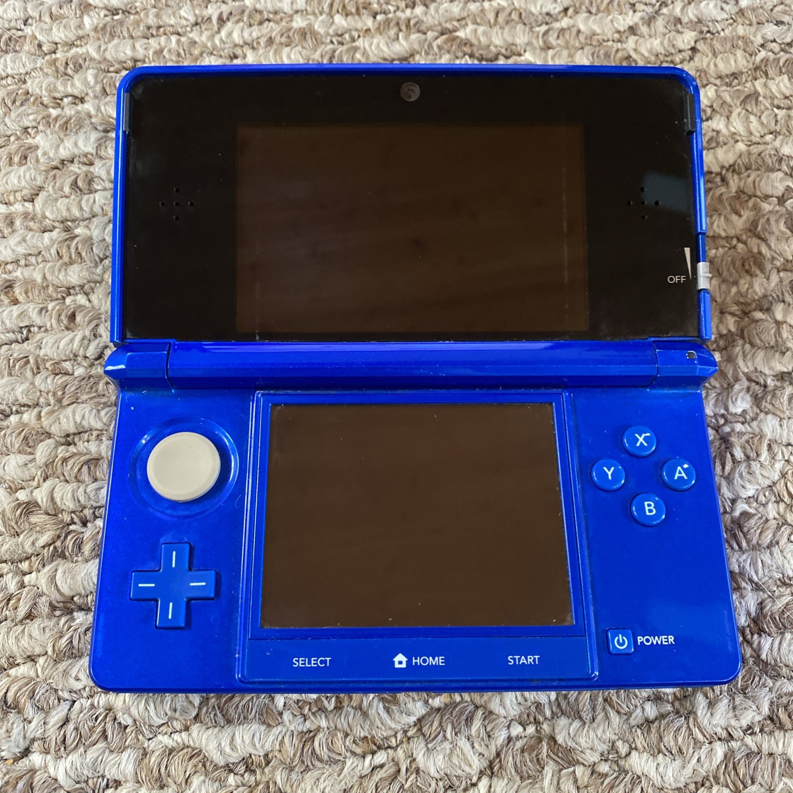 Nintendo 3DS Luigi’s Mansion: Dark Moon Cobalt Blue System w/Charger FREE Ship!