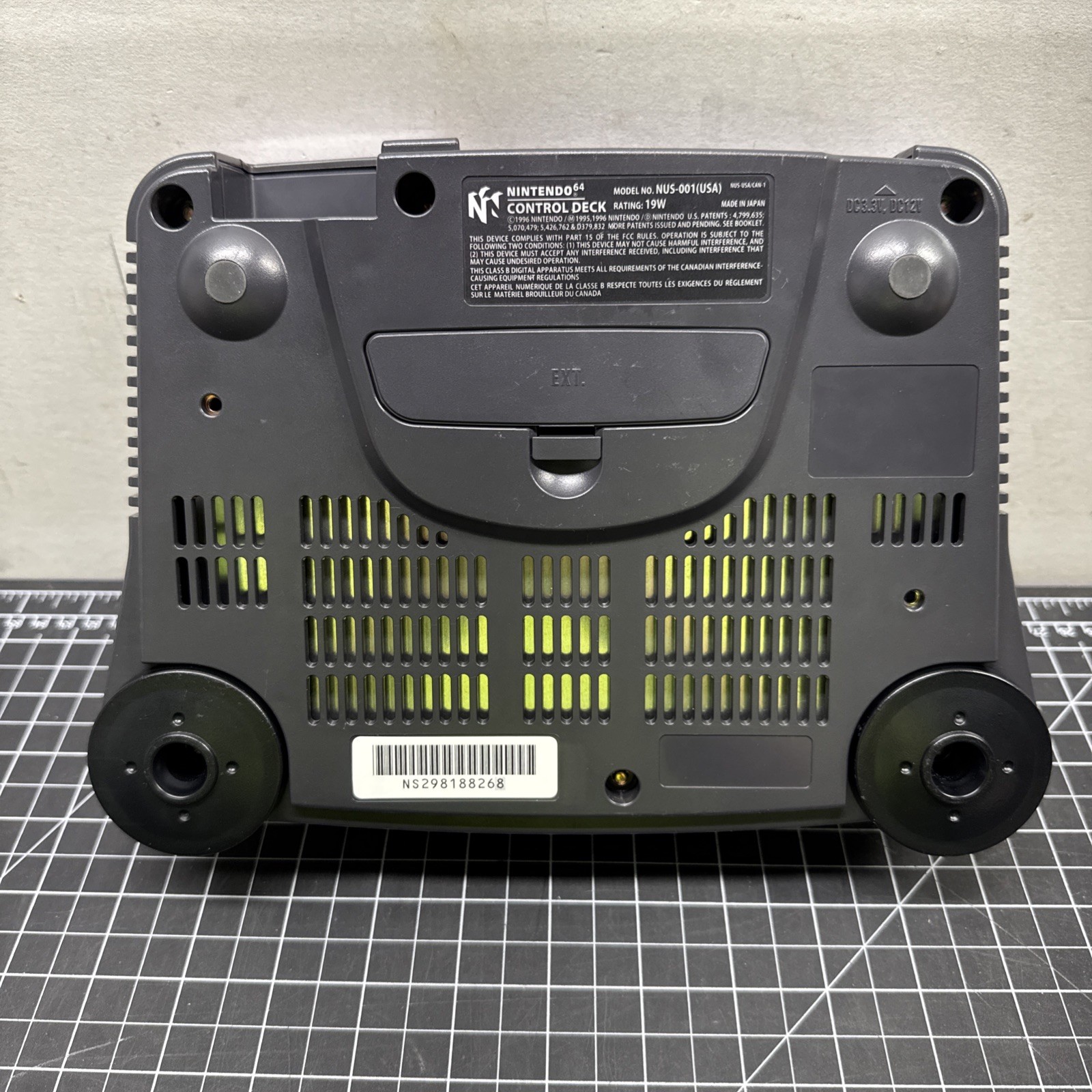 Nintendo N64 Console Only NUS-001(USA) *No Jumper* MISSING Jumper DOOR E2