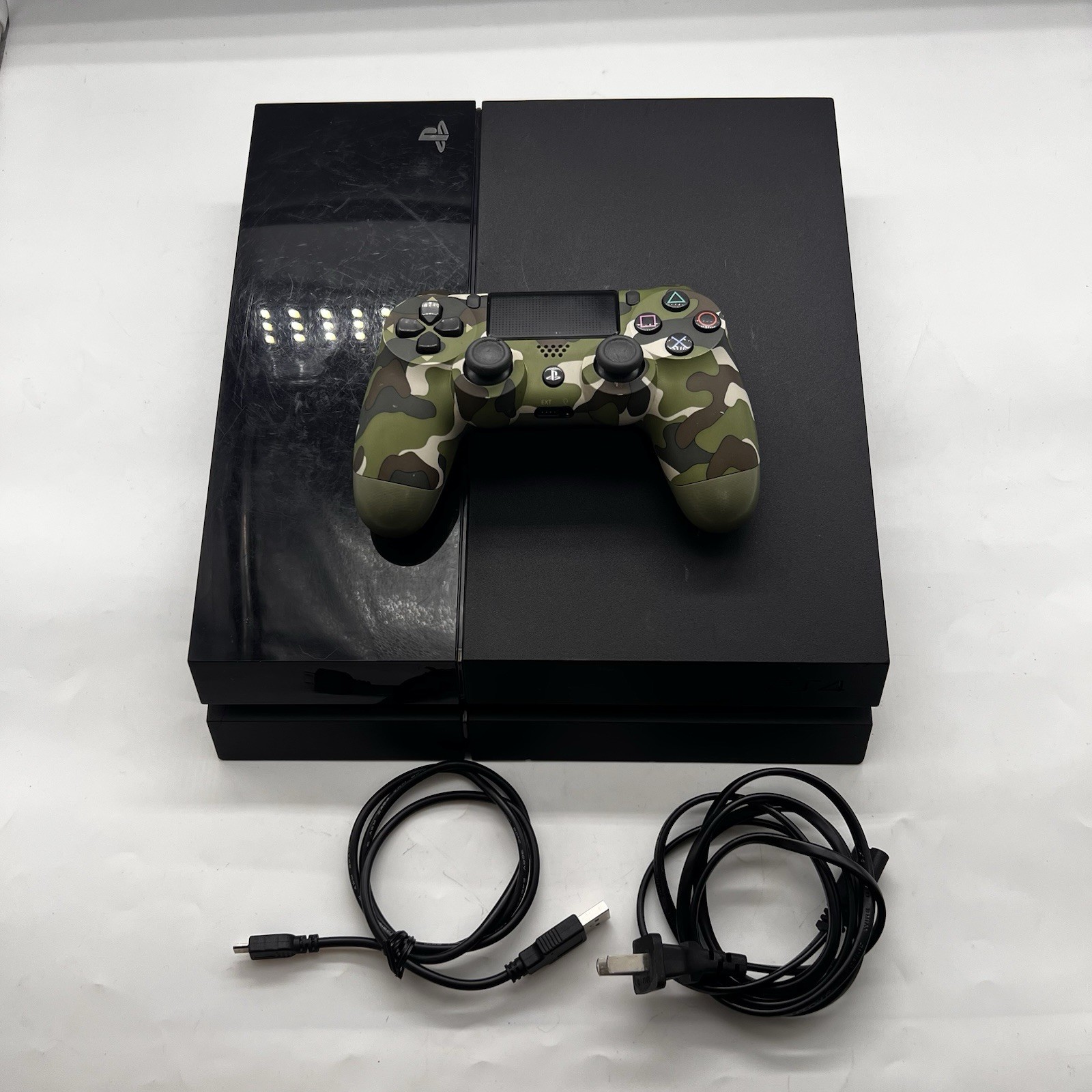 Sony Playstation 4 500GB Black Console PS4 W/ Controller & Cords Tested & Ready