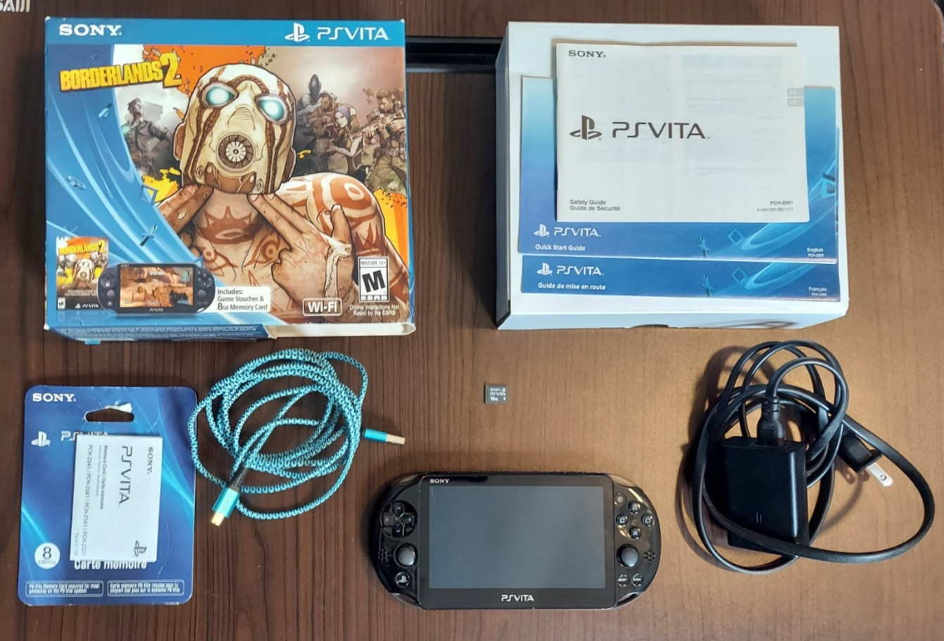 Borderlands 2 PS Vita Console Bundle (Used/Tested- Fair Condition) (Incomplete)