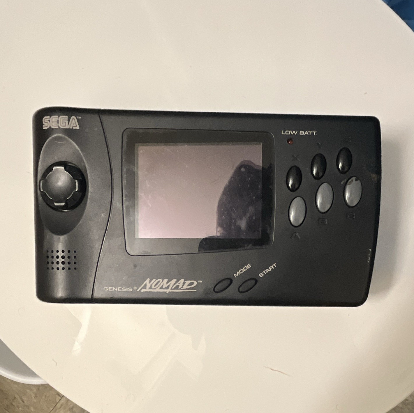 SEGA Genesis Nomad Handheld Console Black, Battery Powered, Headphone Jack