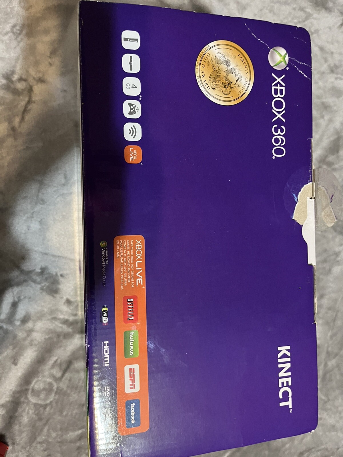 Vintage XBOX 360 Kinect New In Box!! Bundle Console Game 2000s Retro