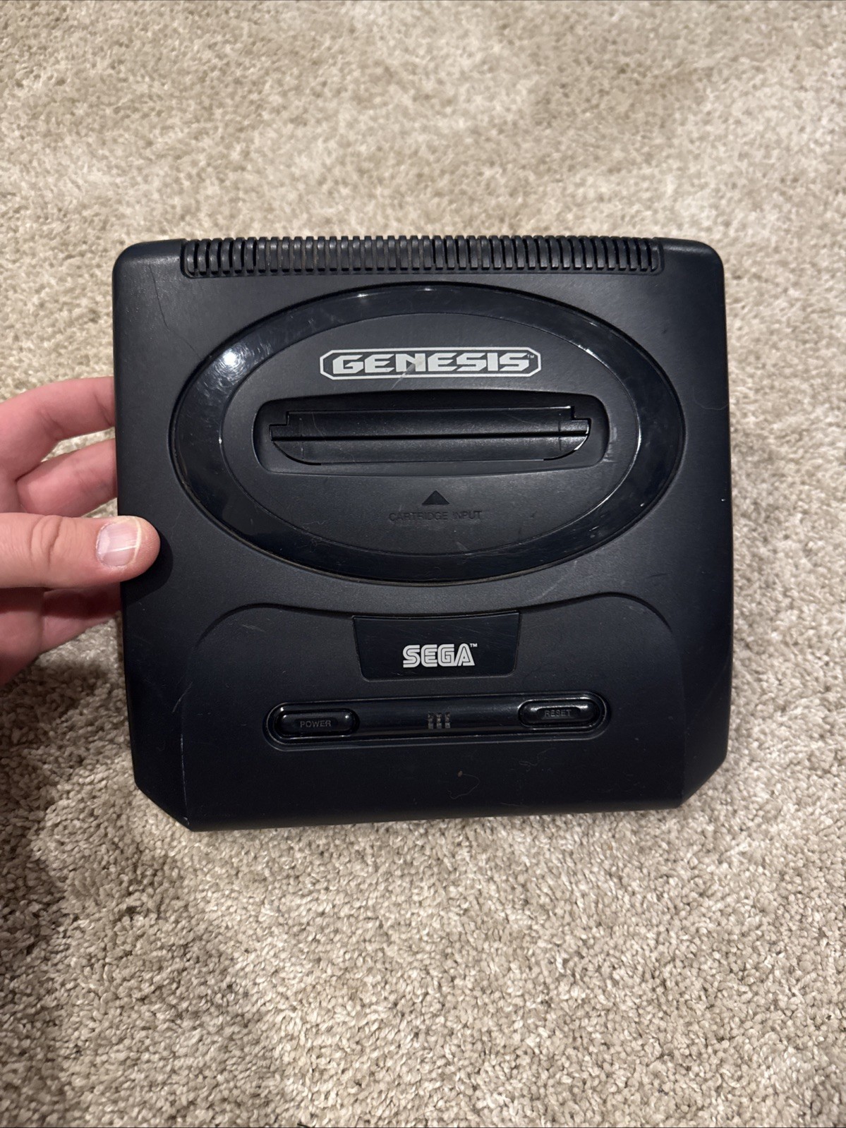 Sega Genesis Black Console Only, MK-1631 Gen 2