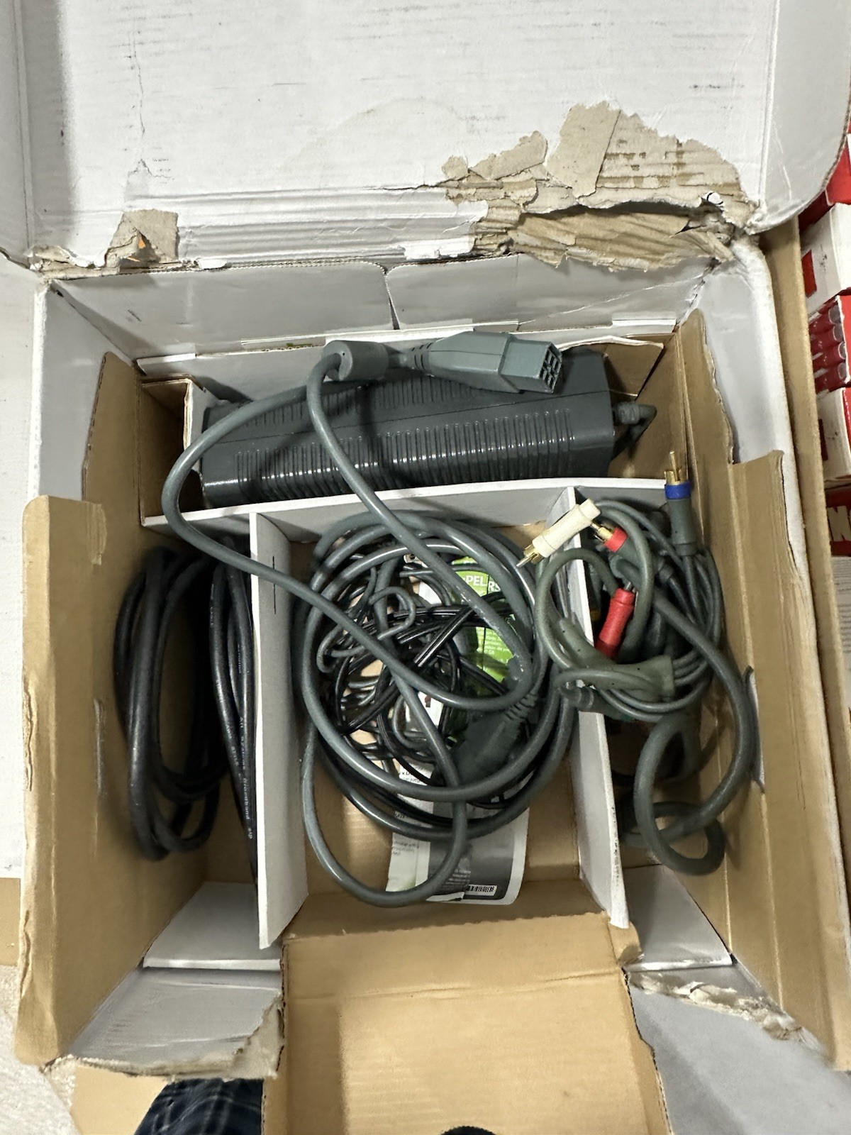 Microsoft Xbox 360 White W/ All Cables & Halo 3 Hard Drive – Tested (READ)