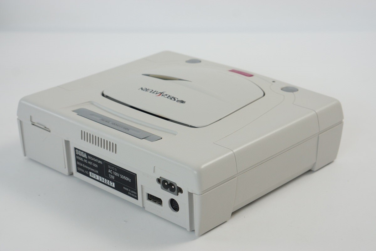 Sega Saturn Console Boxed WHITE HST-3220 Tested System SS NTSCJ Made in JAPAN 47