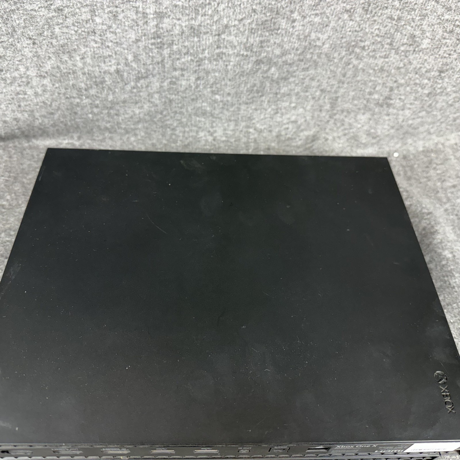 Microsoft Xbox One X 1TB Console System Power Cord HDMI Cable Black Tested