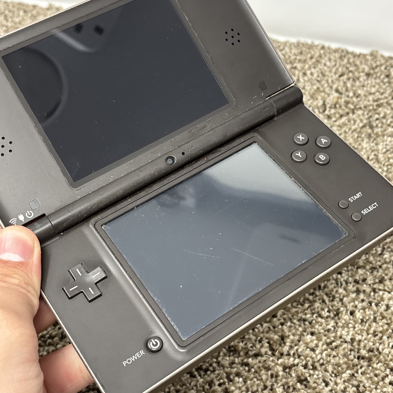 Nintendo DSi XL Handheld Console System Lot Of 2 FOR PARTS OR REPAIR