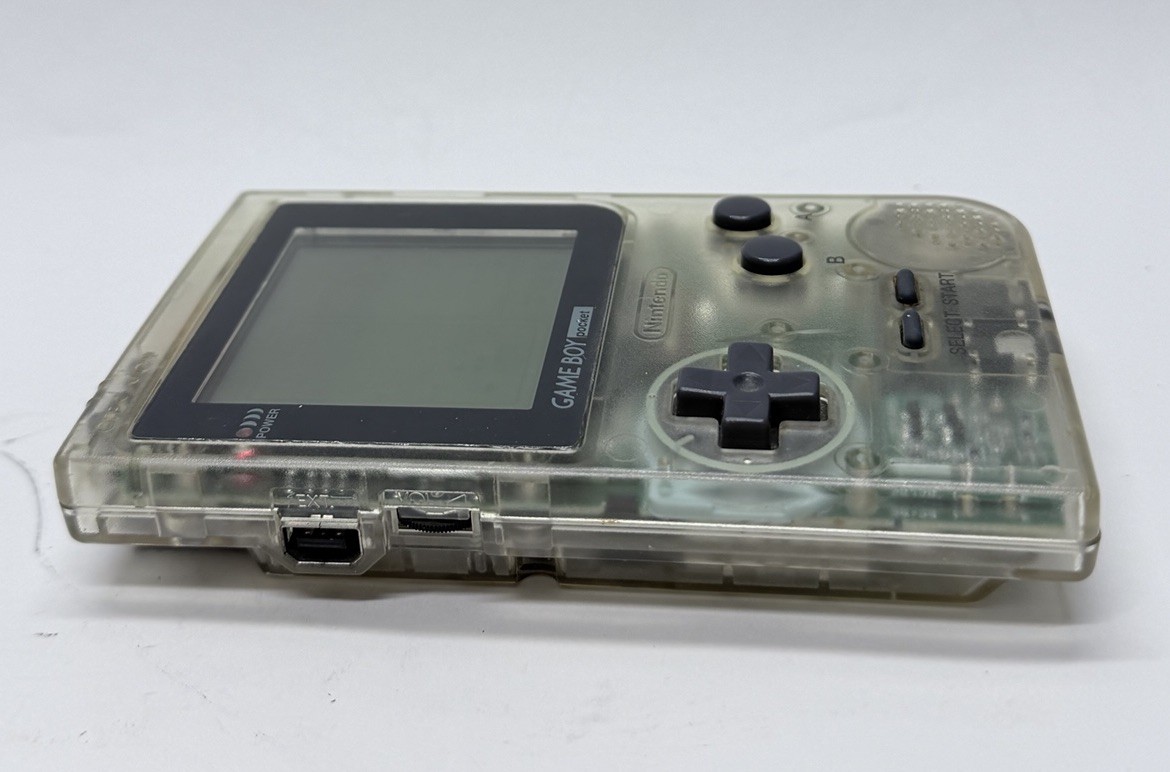 Nintendo Gameboy Pocket Transparent Clear – MGB-001 – Tested with Game
