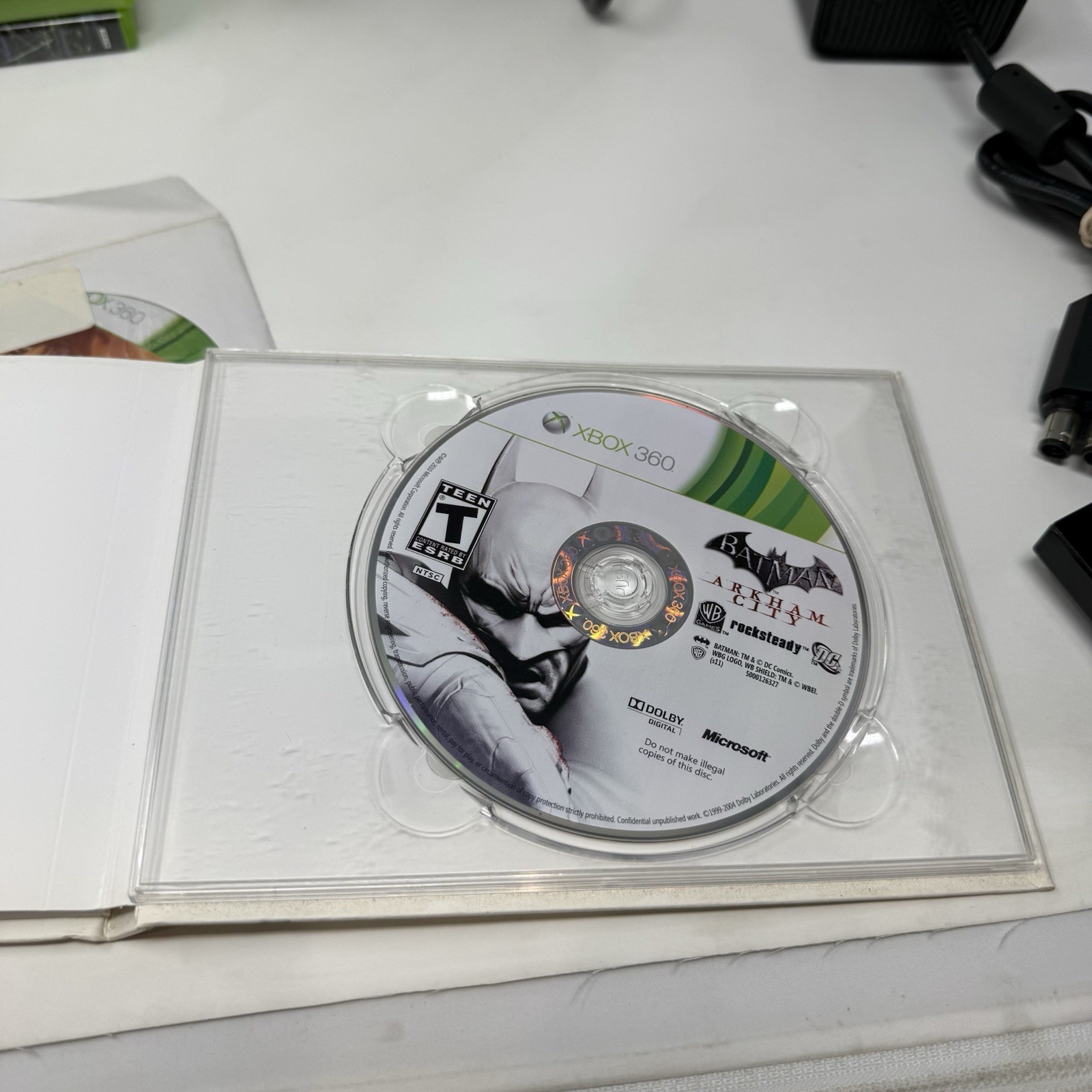 Xbox 360 S 320GB Console Bundle 15+ Games 2 OEM Controllers Tested Working