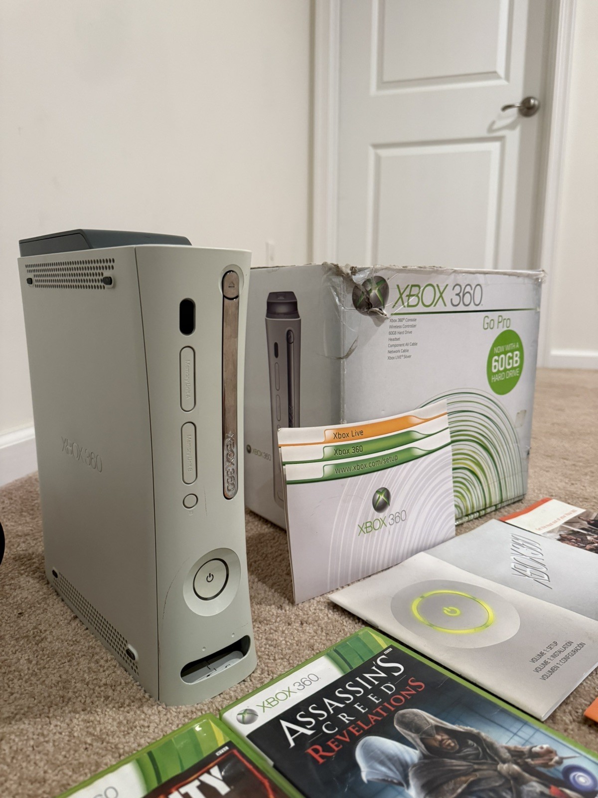 Microsoft Xbox 360 Console Bundle W/ Accessories! Tested & Working