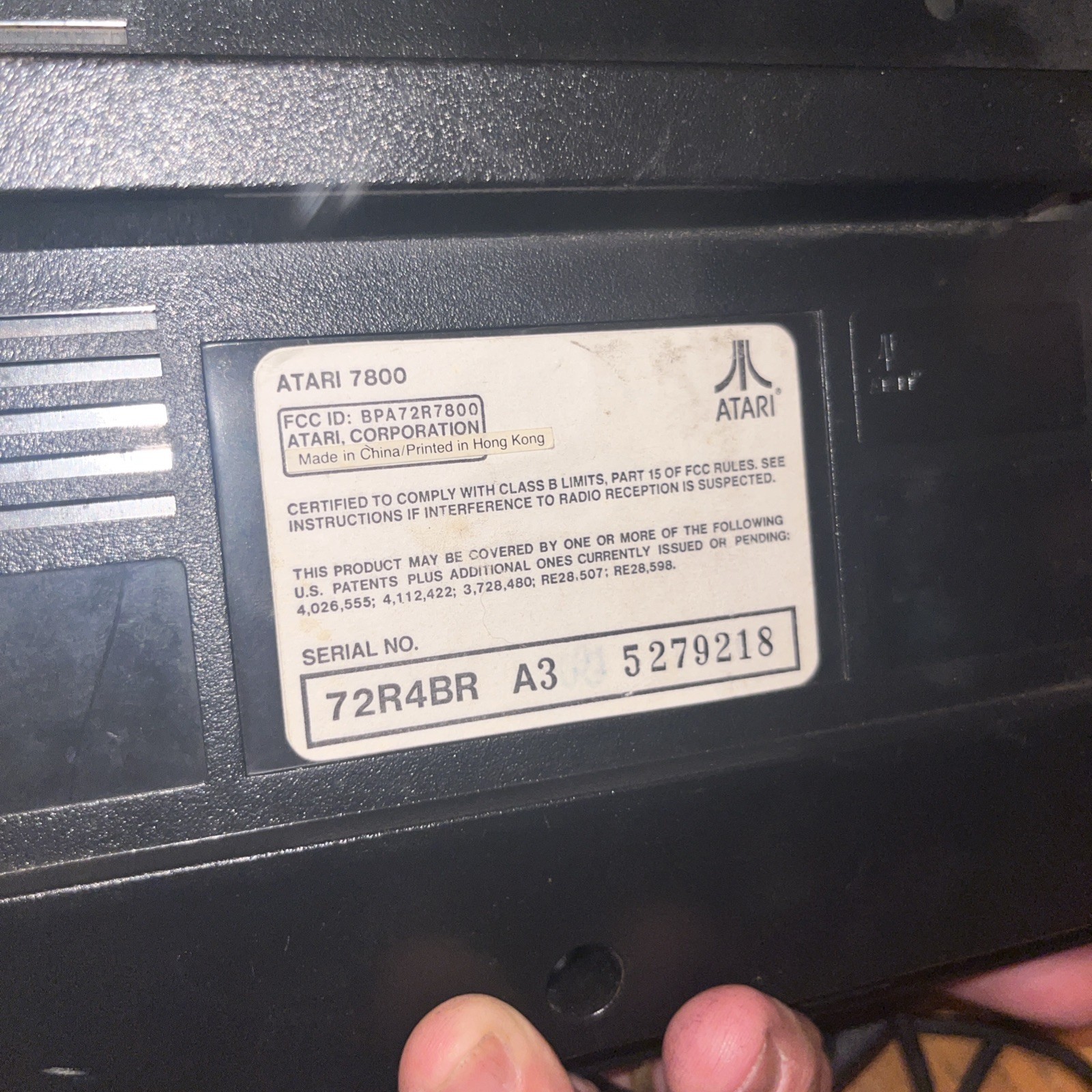 Atari 7800 ProSystem Video Game Console and Several controllers Read UNTESTED