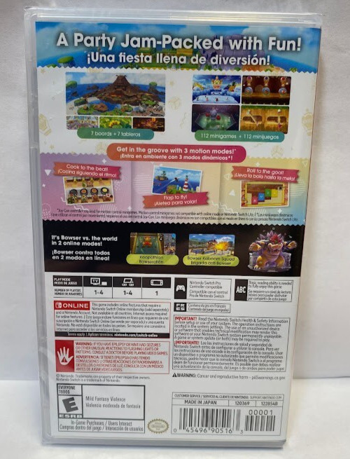 Super Mario Party Jamboree Switch Brand New Game Special (US 2024 Music/Party)