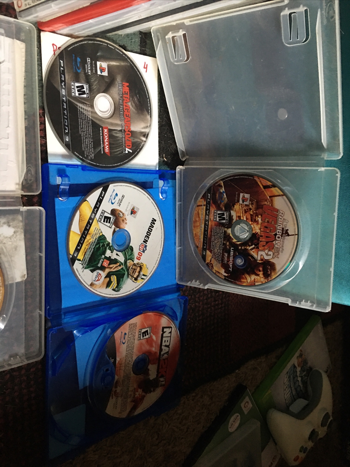 PS3 Slim Model CECH-2101A 120Gb Plenty Games And 4 Remotes