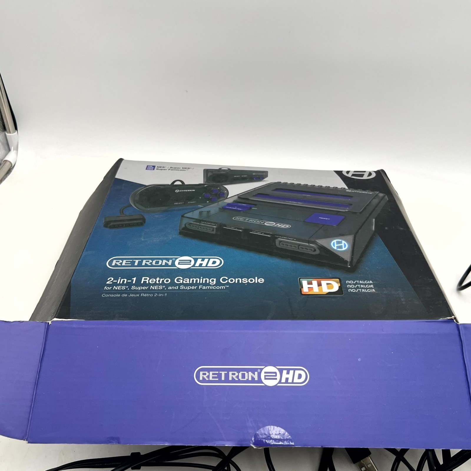 Hyperkin RetroN 2 HD 2-in-1 Retro Gaming Console for Nintendo NES, Super NES