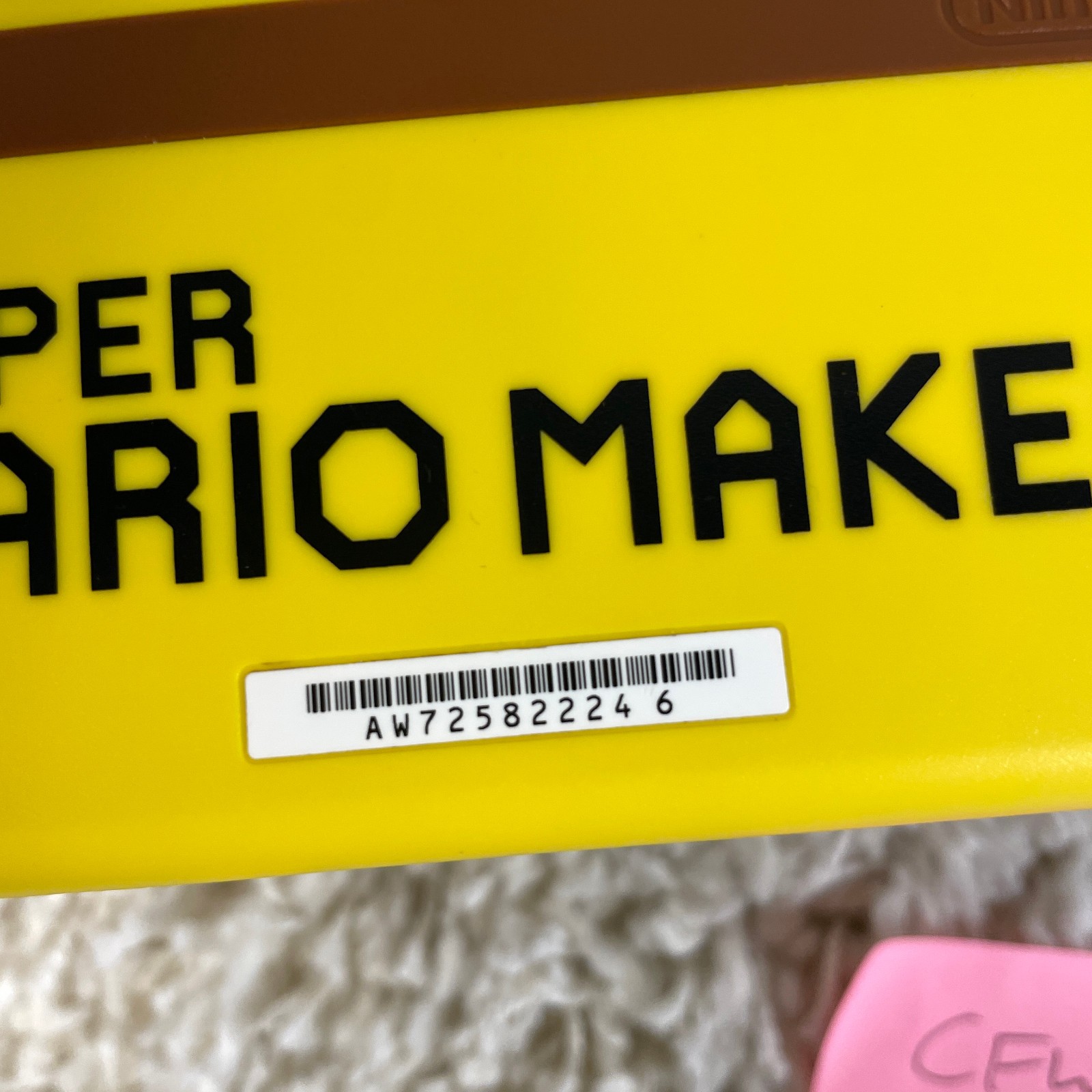 Nintendo 2DS Super Mario Maker Edition Handheld Console System FTR-001 Tested