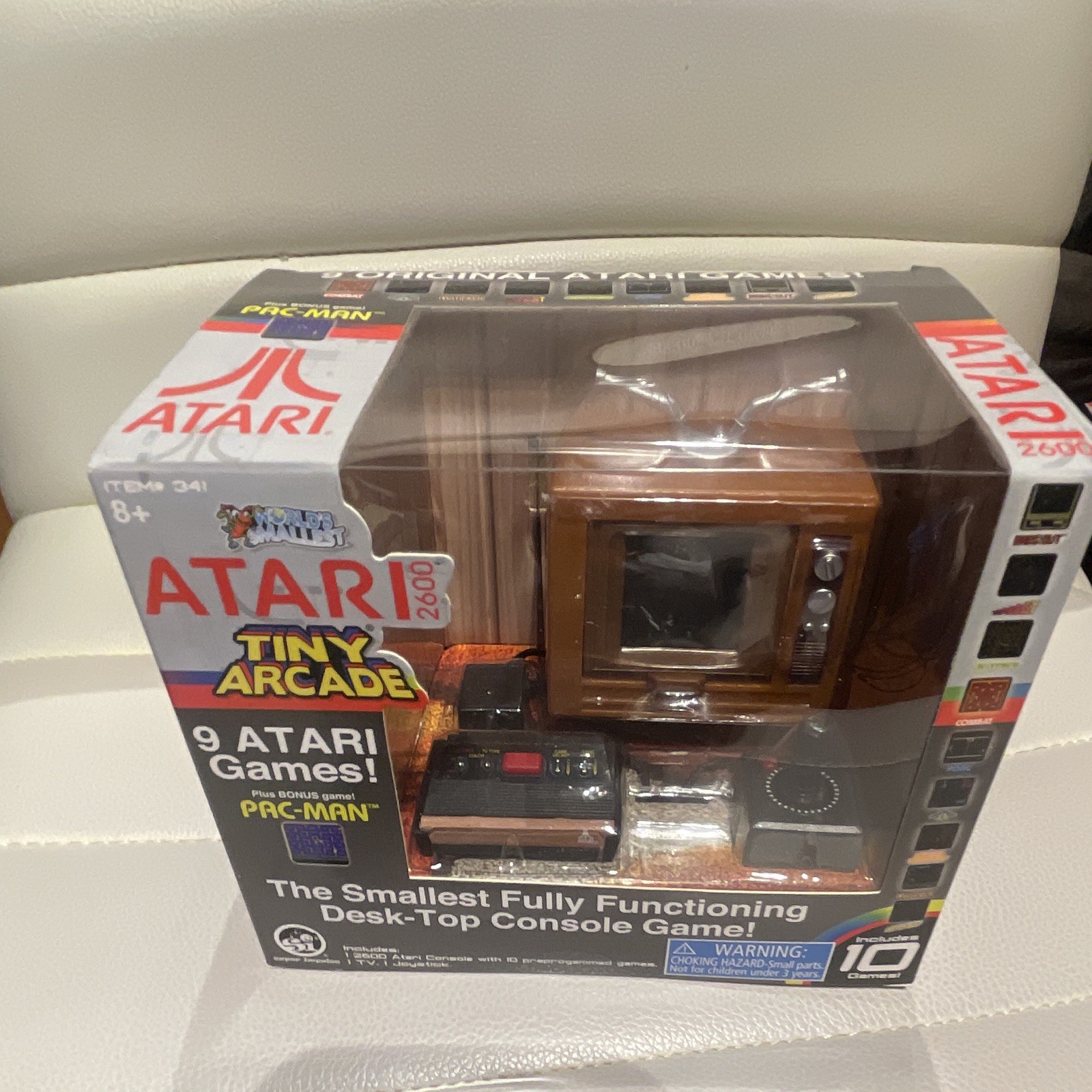 Atari 2600 Tiny Arcade Microconsole Built-In 9 Games + Pac-Man NTSC MPN 341