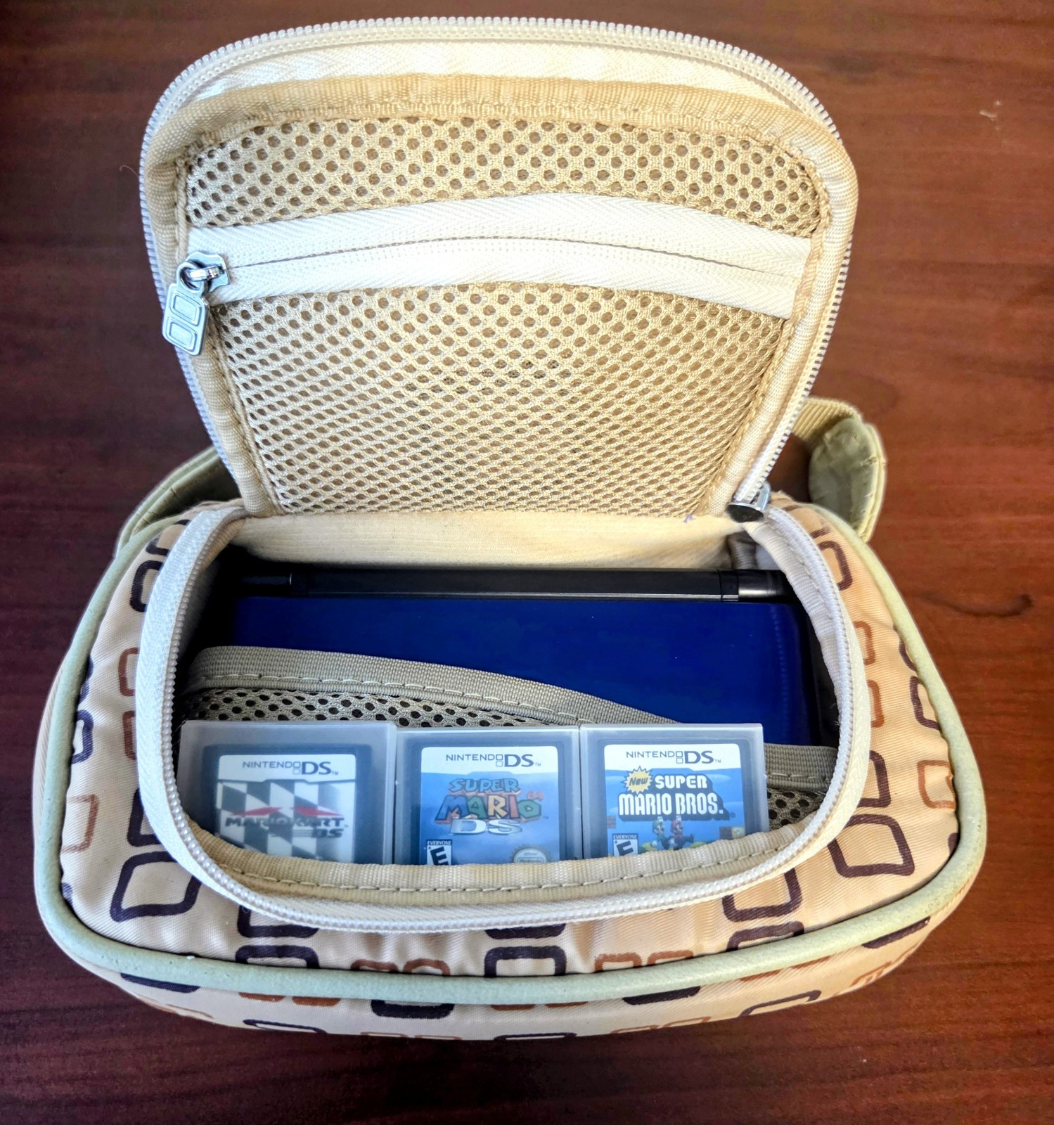 Nintendo DS Lite Cobalt Blue Bundle | 4 Games, Charger, Styluses & Case