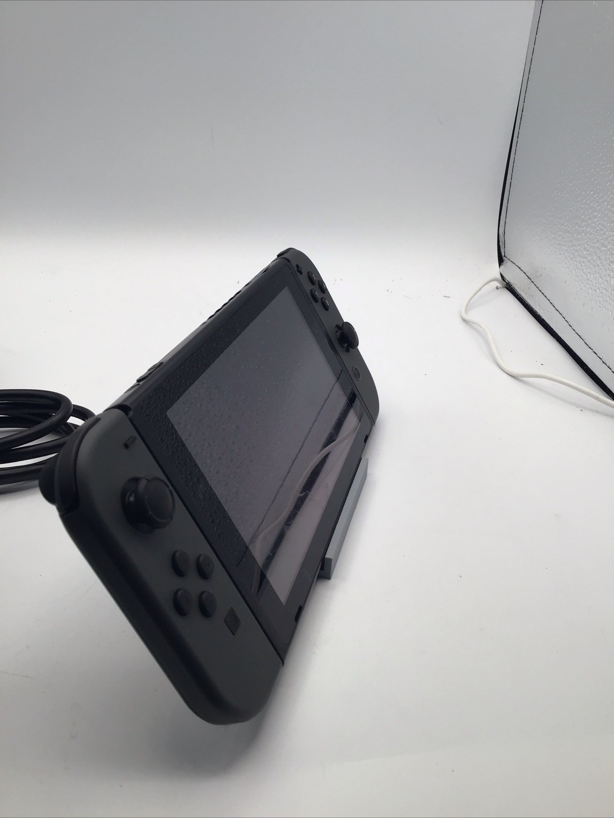 Nintendo Switch Console Bundle w/ Dock, Grey Joy-Con HDMI cord Power cord