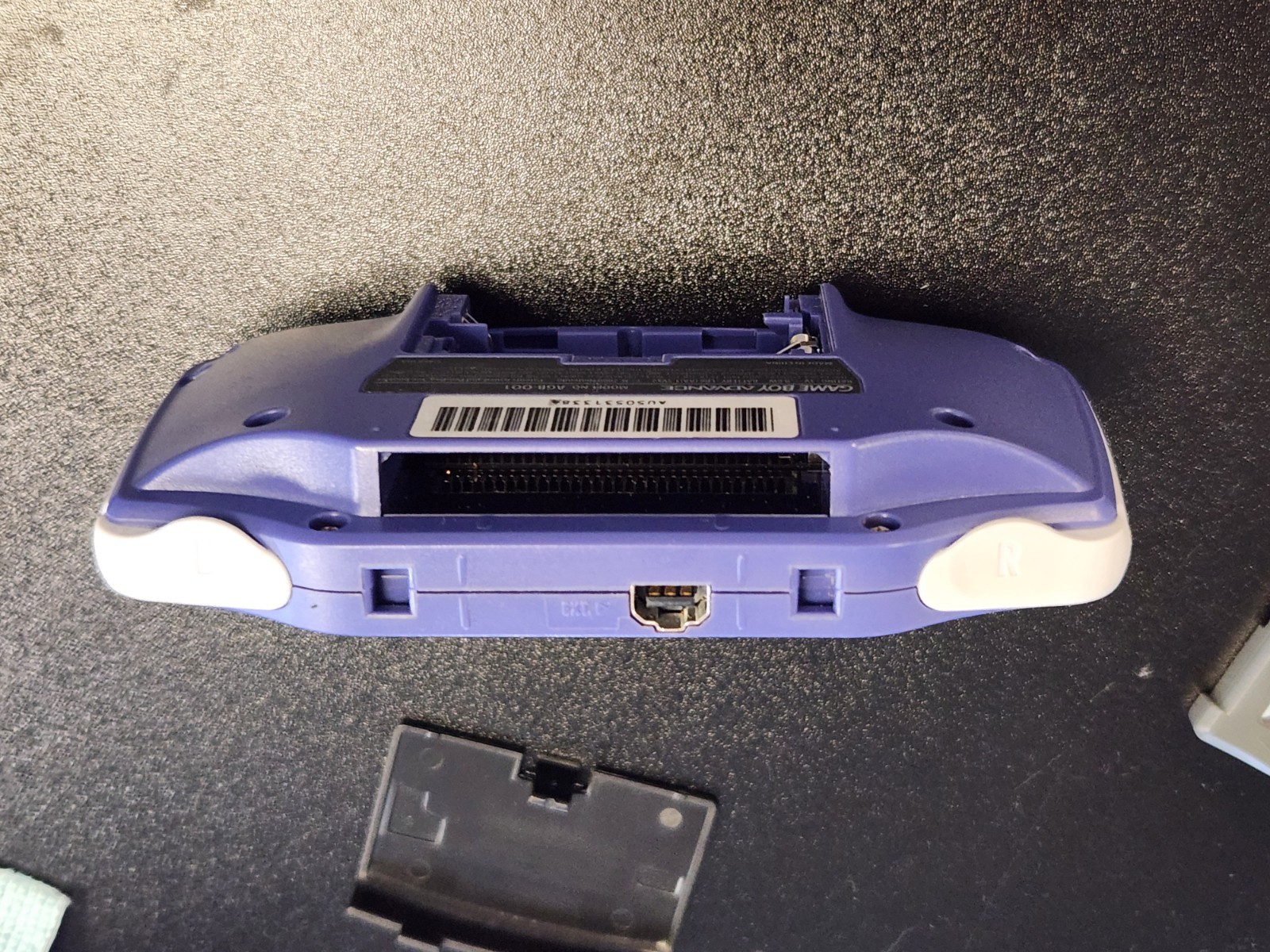 Nintendo Game Boy Advance Indigo Purple Handheld Console AGB-001 Tested Working