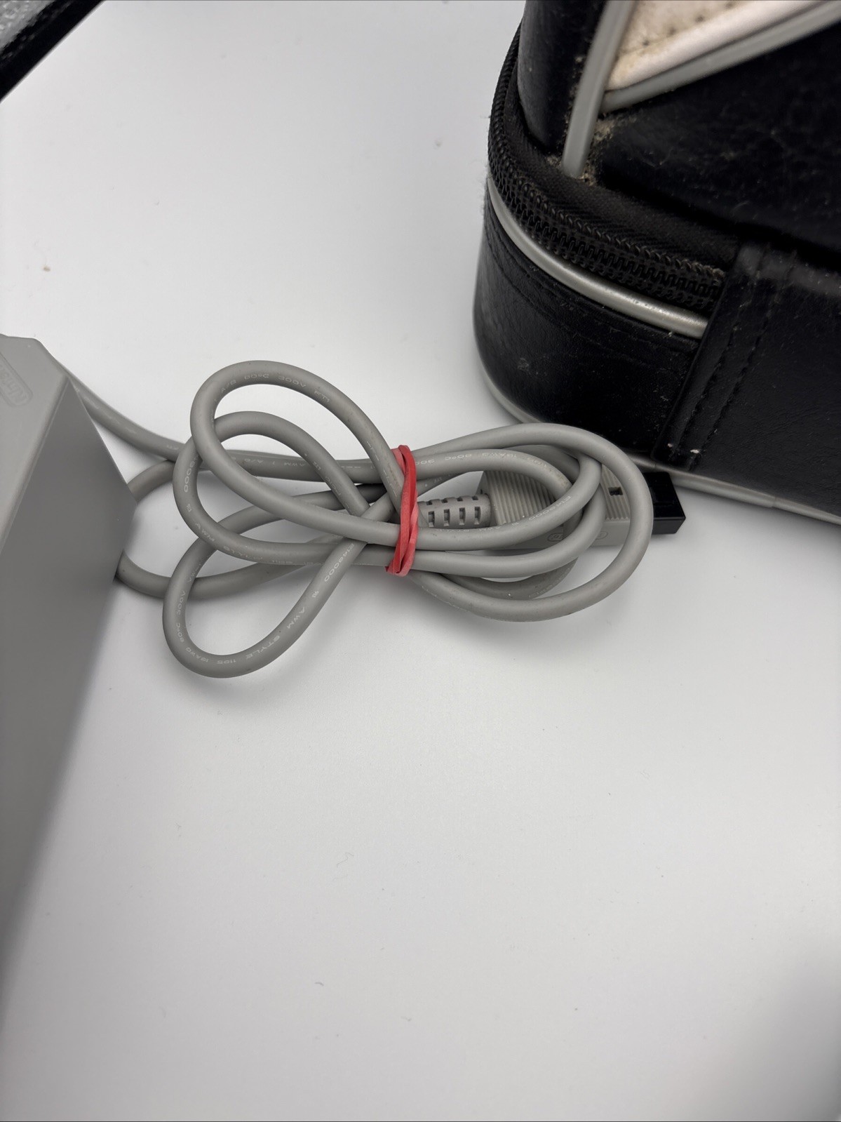 Nintendo Wii RVL-001; Power/Av Cables White; Brunswick Sports Bag Wii Fit Plus